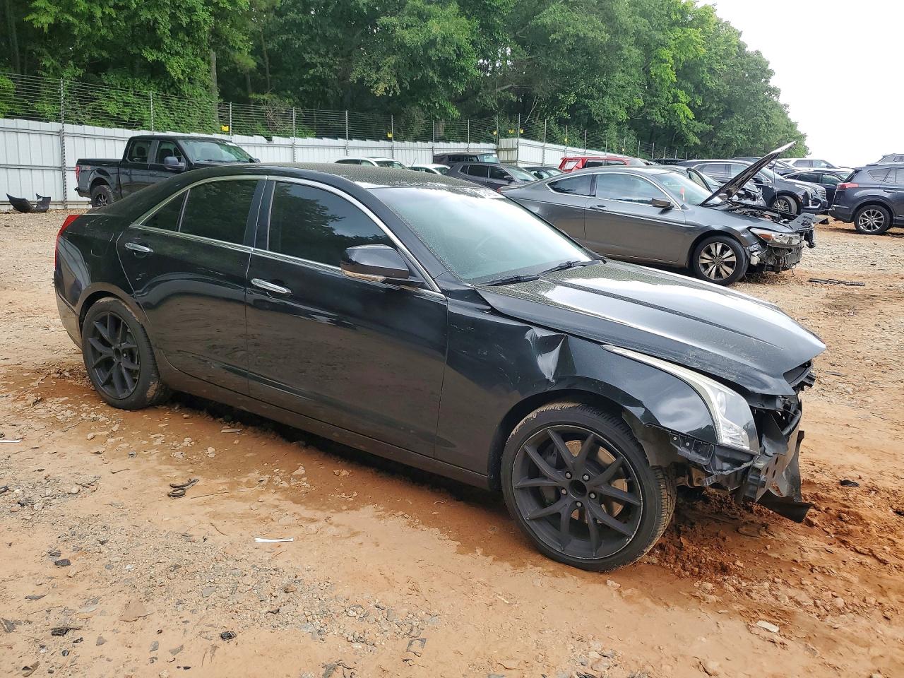 2013 Cadillac Ats Luxury Black vin: 1G6AB5RAXD0114331