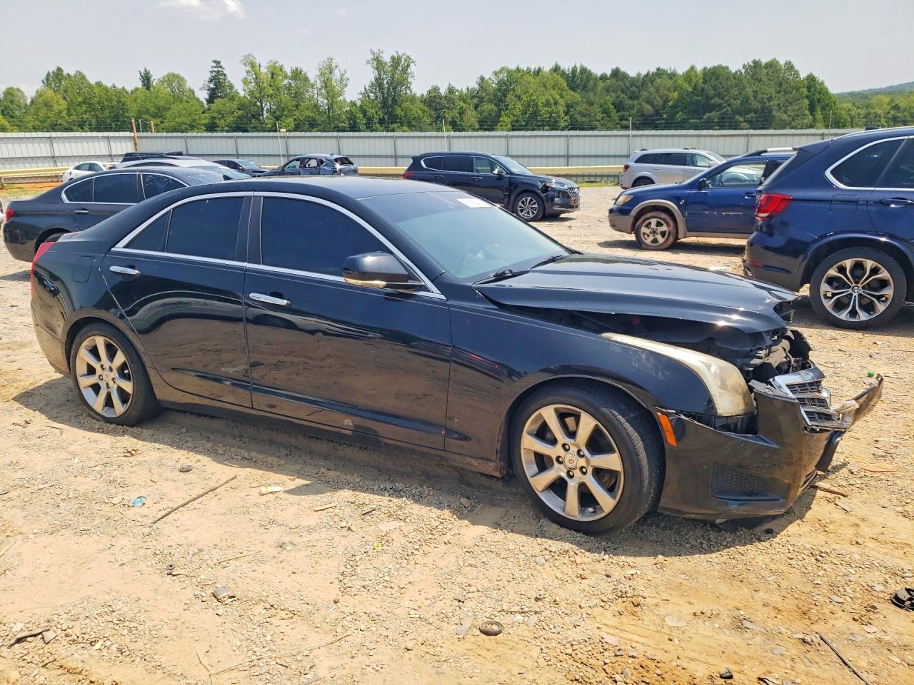 2013 Cadillac Ats Luxury Черный vin: 1G6AB5RAXD0148477