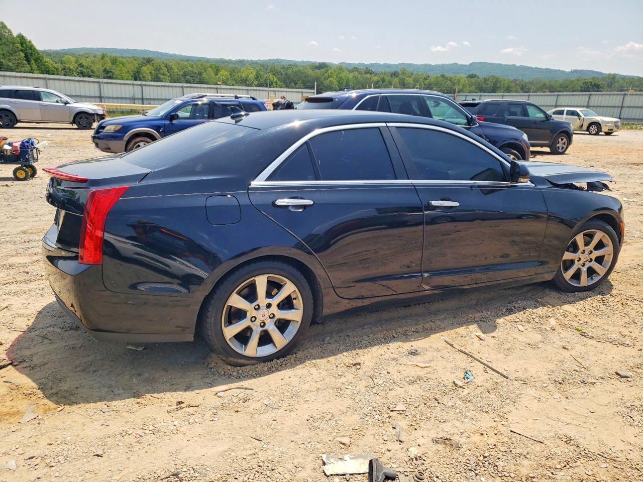 2013 Cadillac Ats Luxury Черный vin: 1G6AB5RAXD0148477