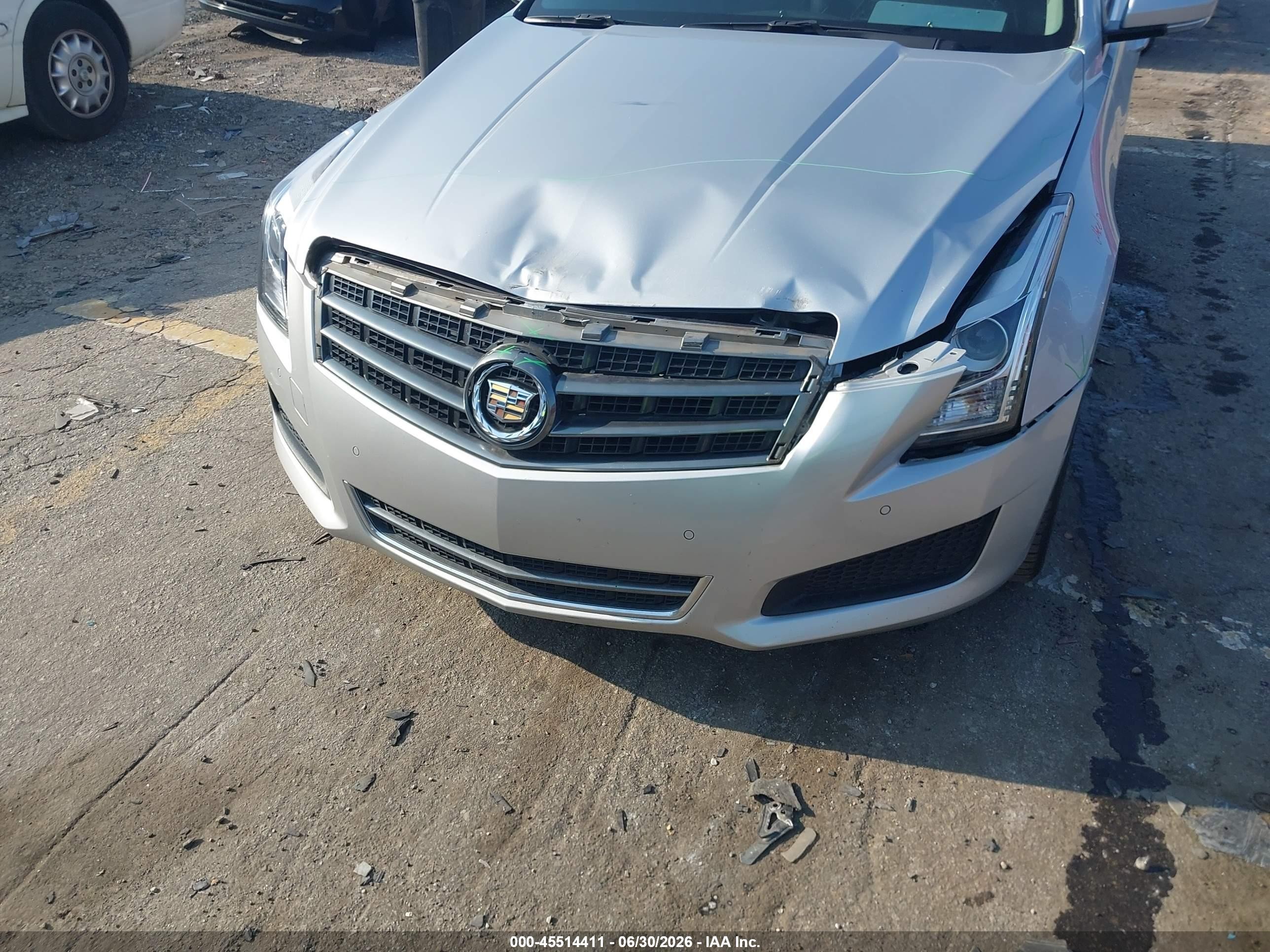 2013 Cadillac Ats Luxury Silver vin: 1G6AB5RAXD0178854
