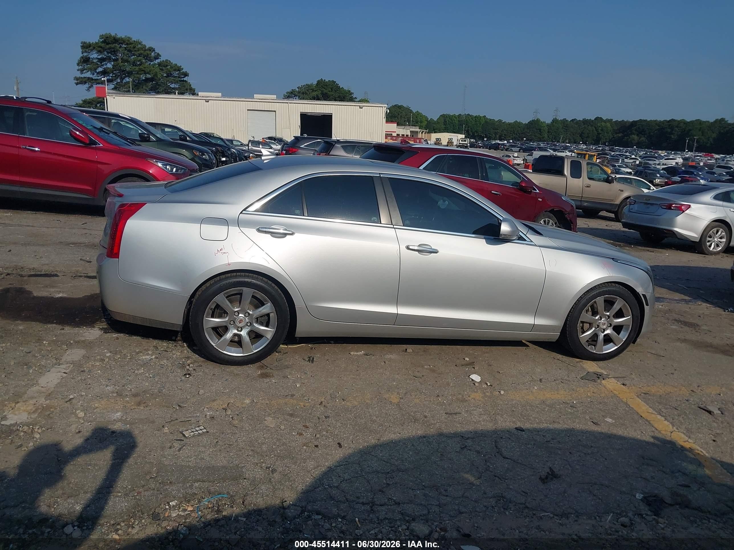 2013 Cadillac Ats Luxury Silver vin: 1G6AB5RAXD0178854