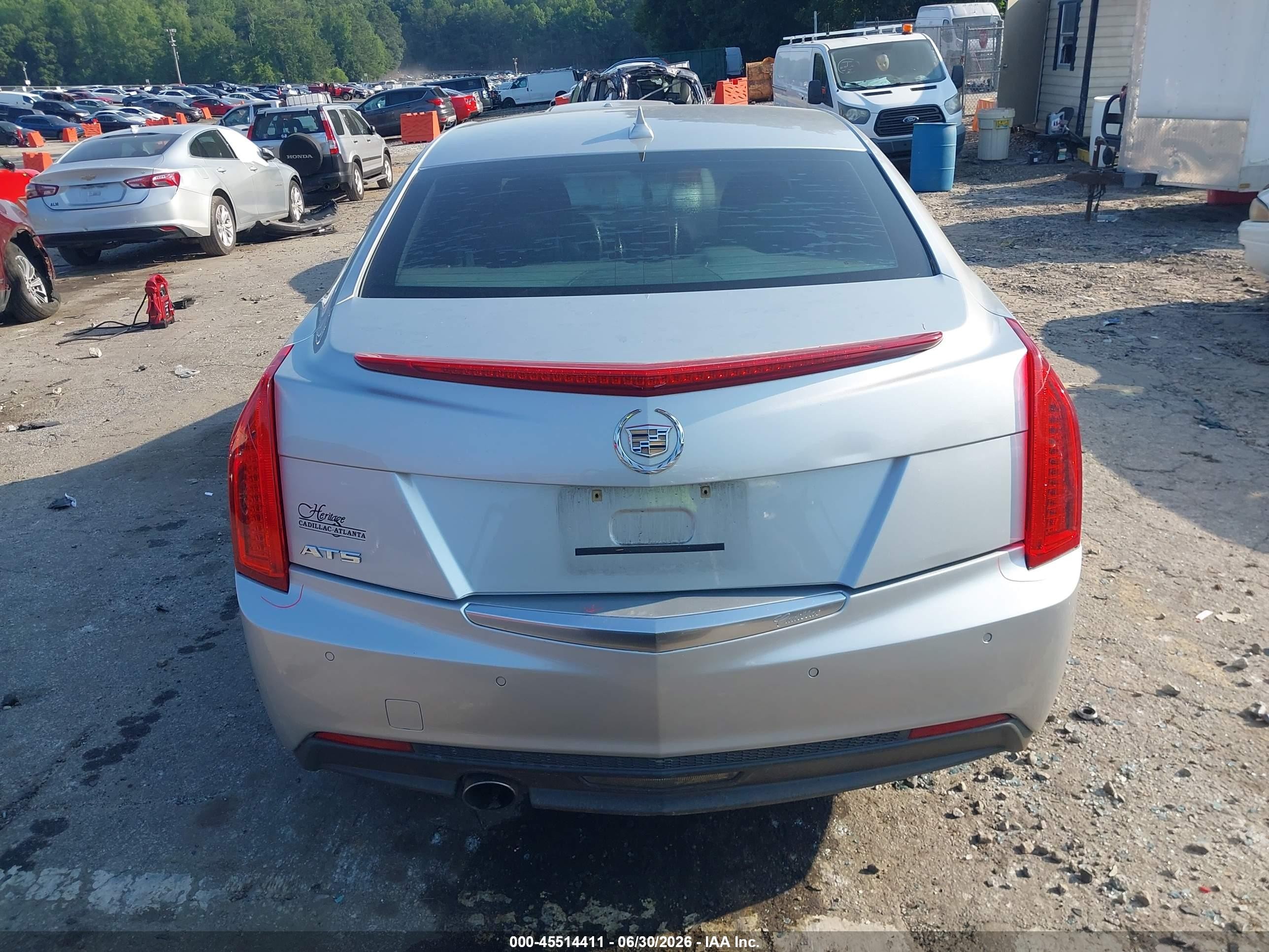 2013 Cadillac Ats Luxury Silver vin: 1G6AB5RAXD0178854