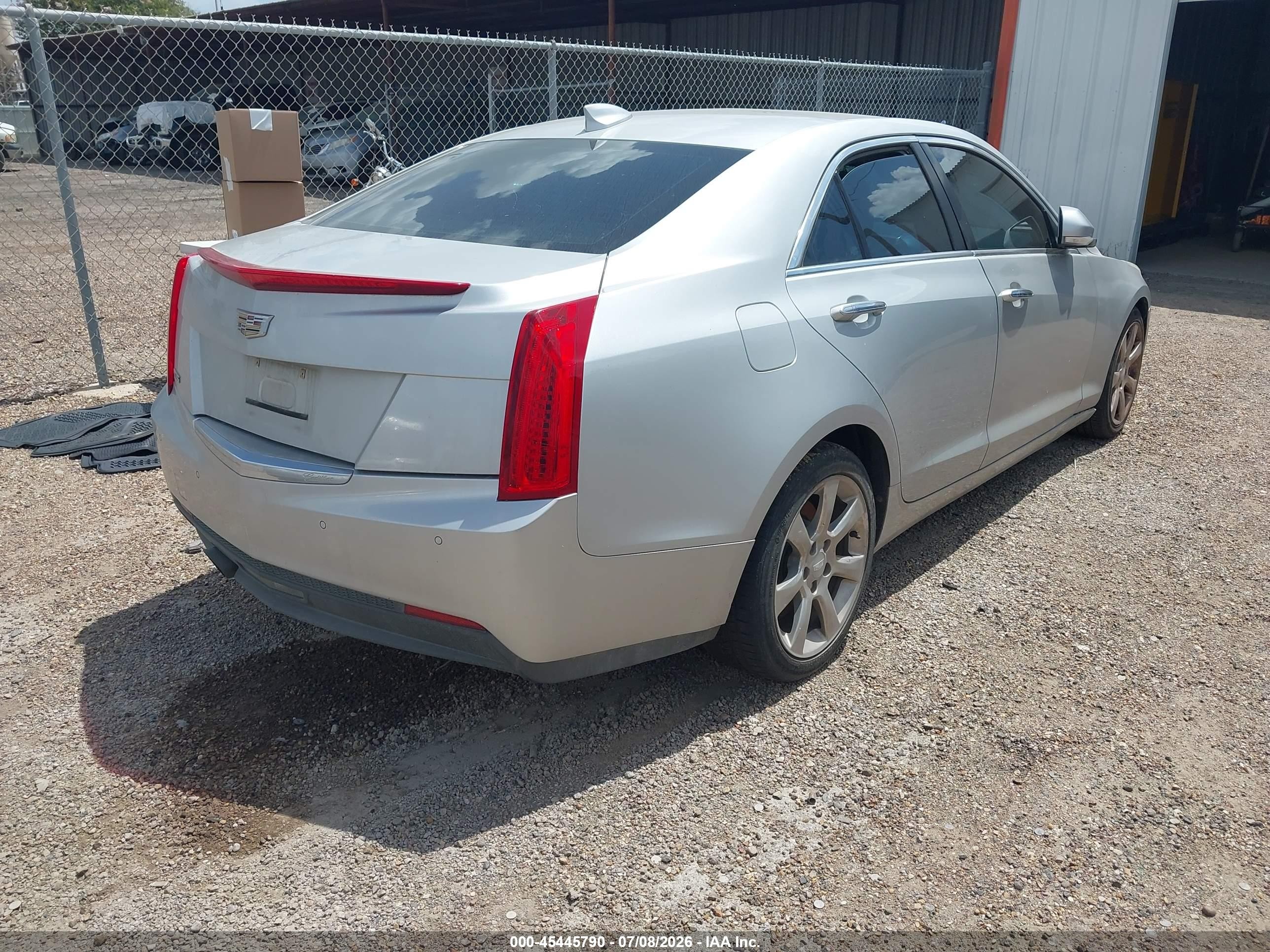 2015 Cadillac Ats Luxury Silver vin: 1G6AB5RAXF0113120