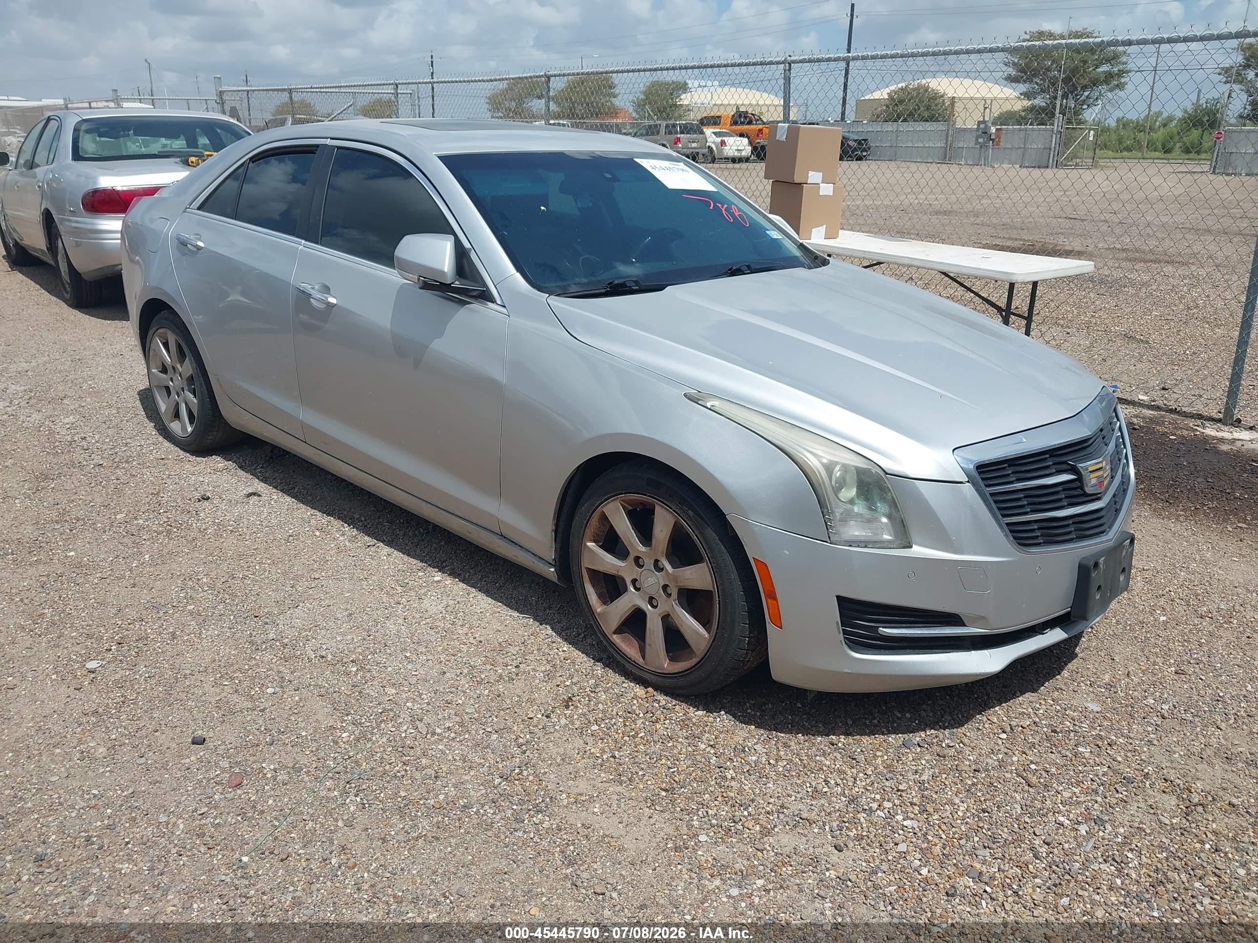 2015 Cadillac Ats Luxury Silver vin: 1G6AB5RAXF0113120