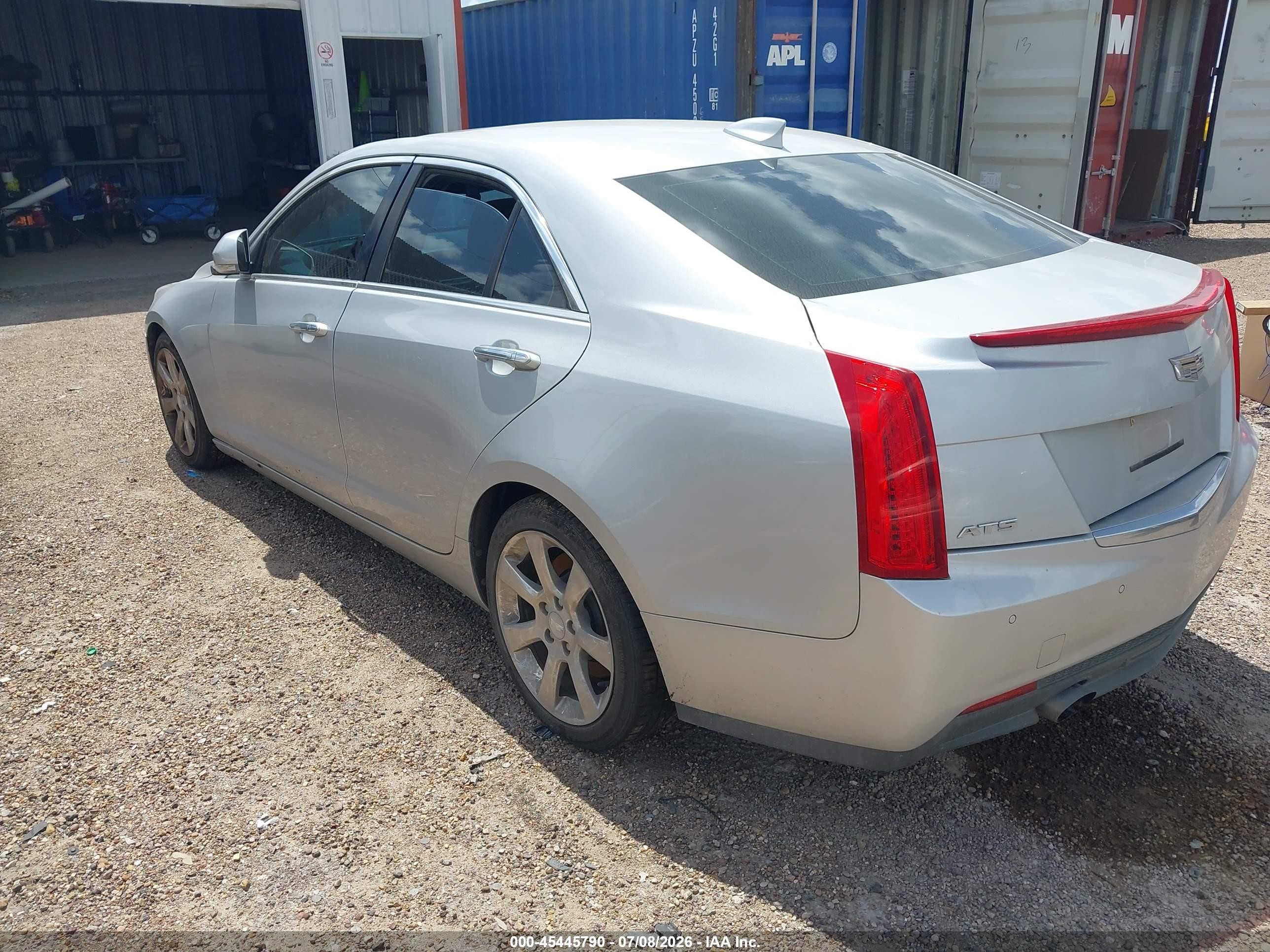 2015 Cadillac Ats Luxury Silver vin: 1G6AB5RAXF0113120