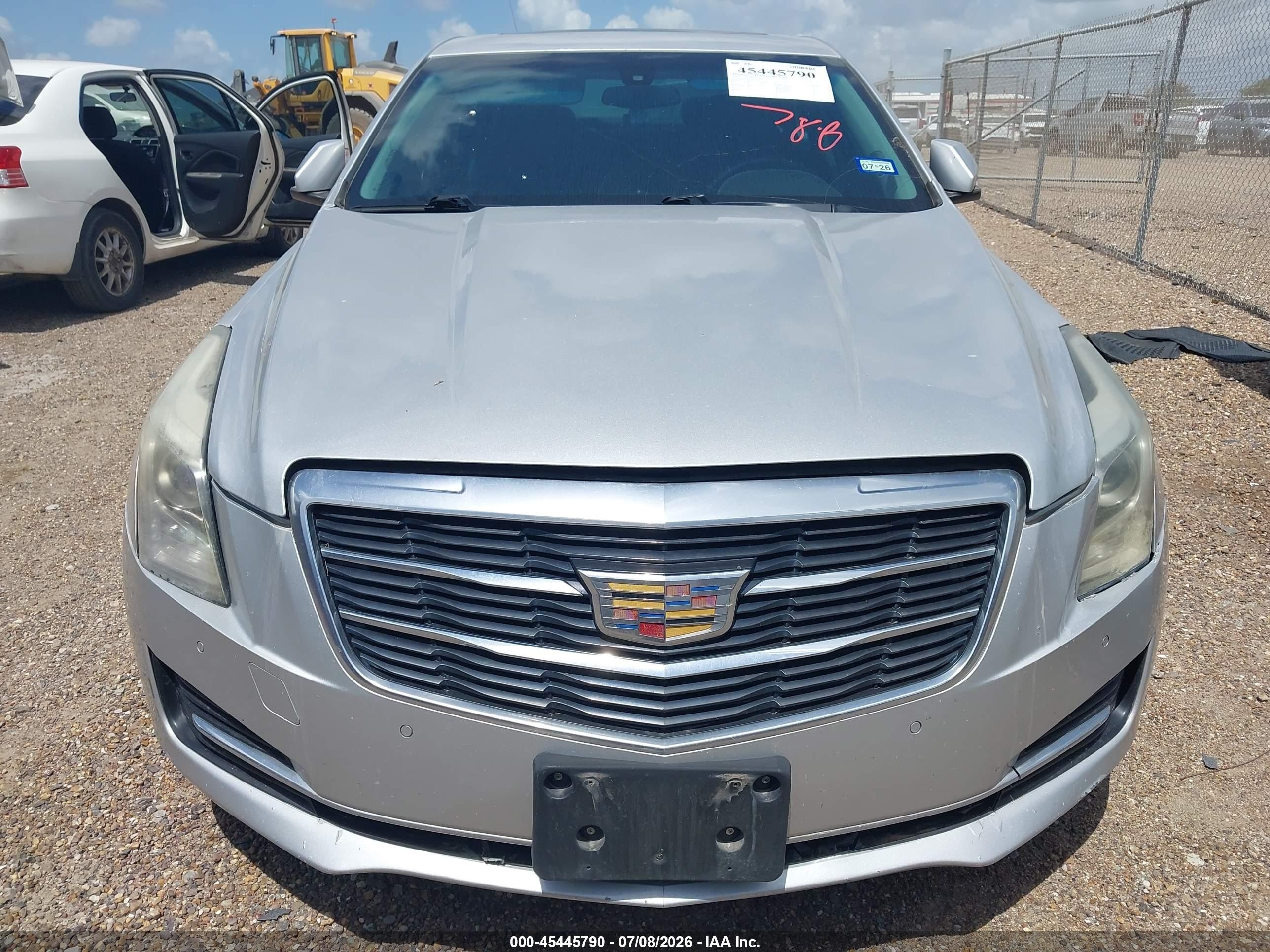 2015 Cadillac Ats Luxury Silver vin: 1G6AB5RAXF0113120