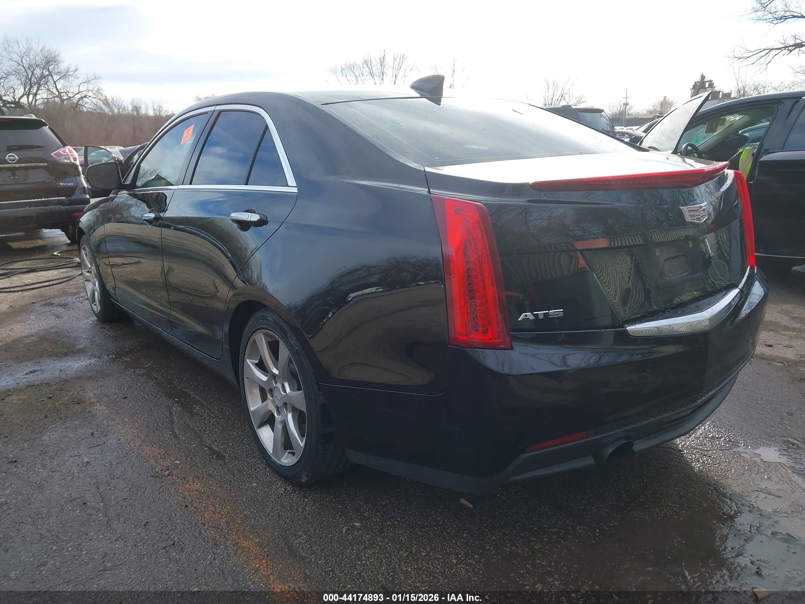 2015 Cadillac Ats Luxury Black vin: 1G6AB5RAXF0113909
