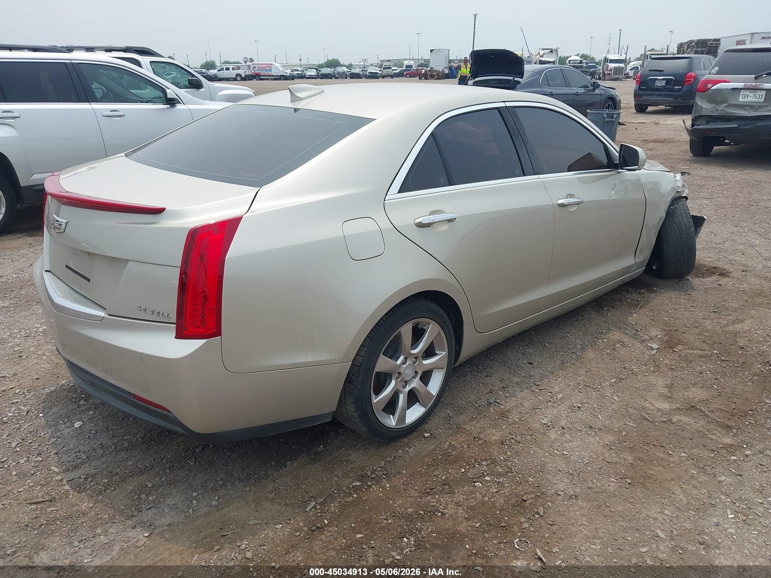 2015 Cadillac Ats Luxury Gold vin: 1G6AB5RAXF0143282