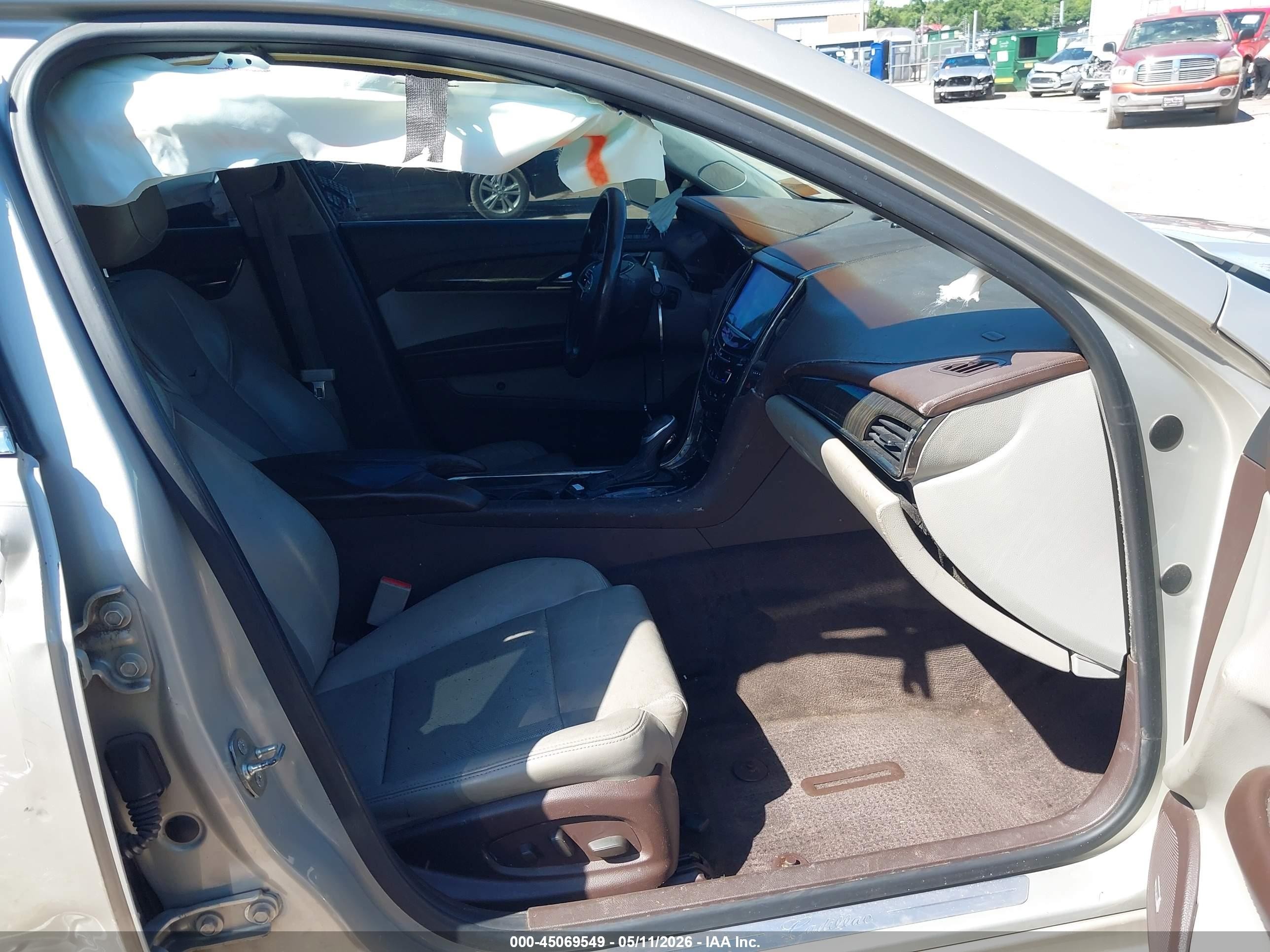 2013 Cadillac Ats Luxury Silver vin: 1G6AB5RX0D0166328