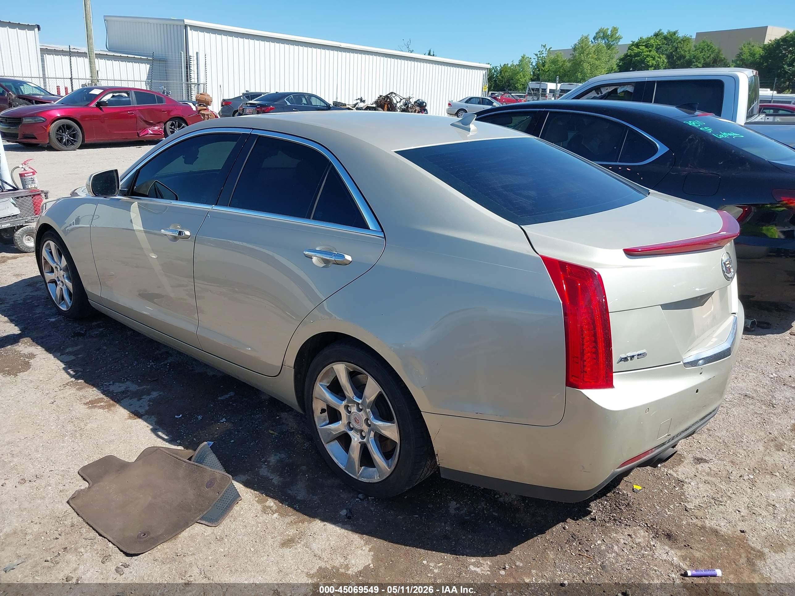 2013 Cadillac Ats Luxury Silver vin: 1G6AB5RX0D0166328