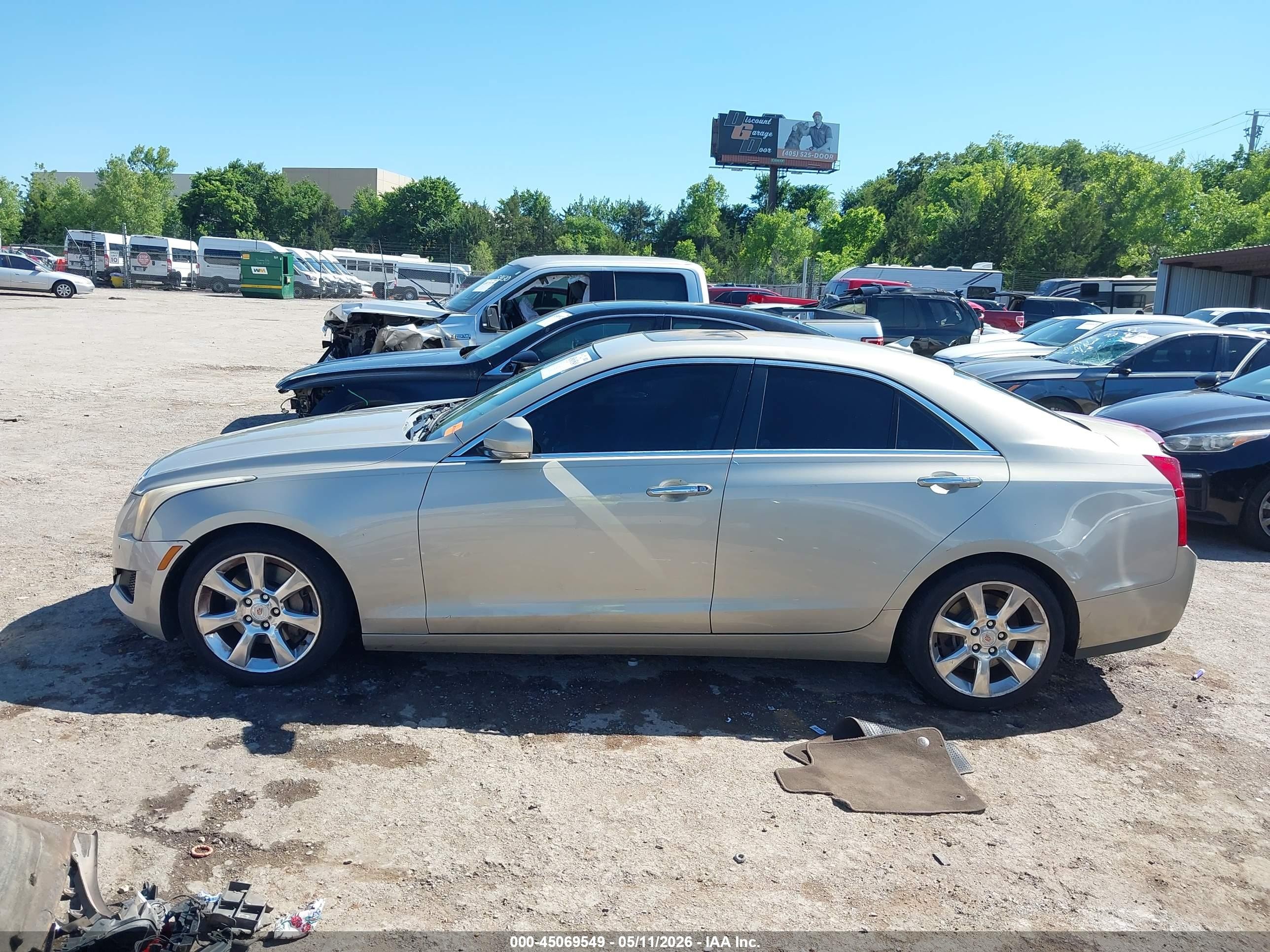 2013 Cadillac Ats Luxury Silver vin: 1G6AB5RX0D0166328