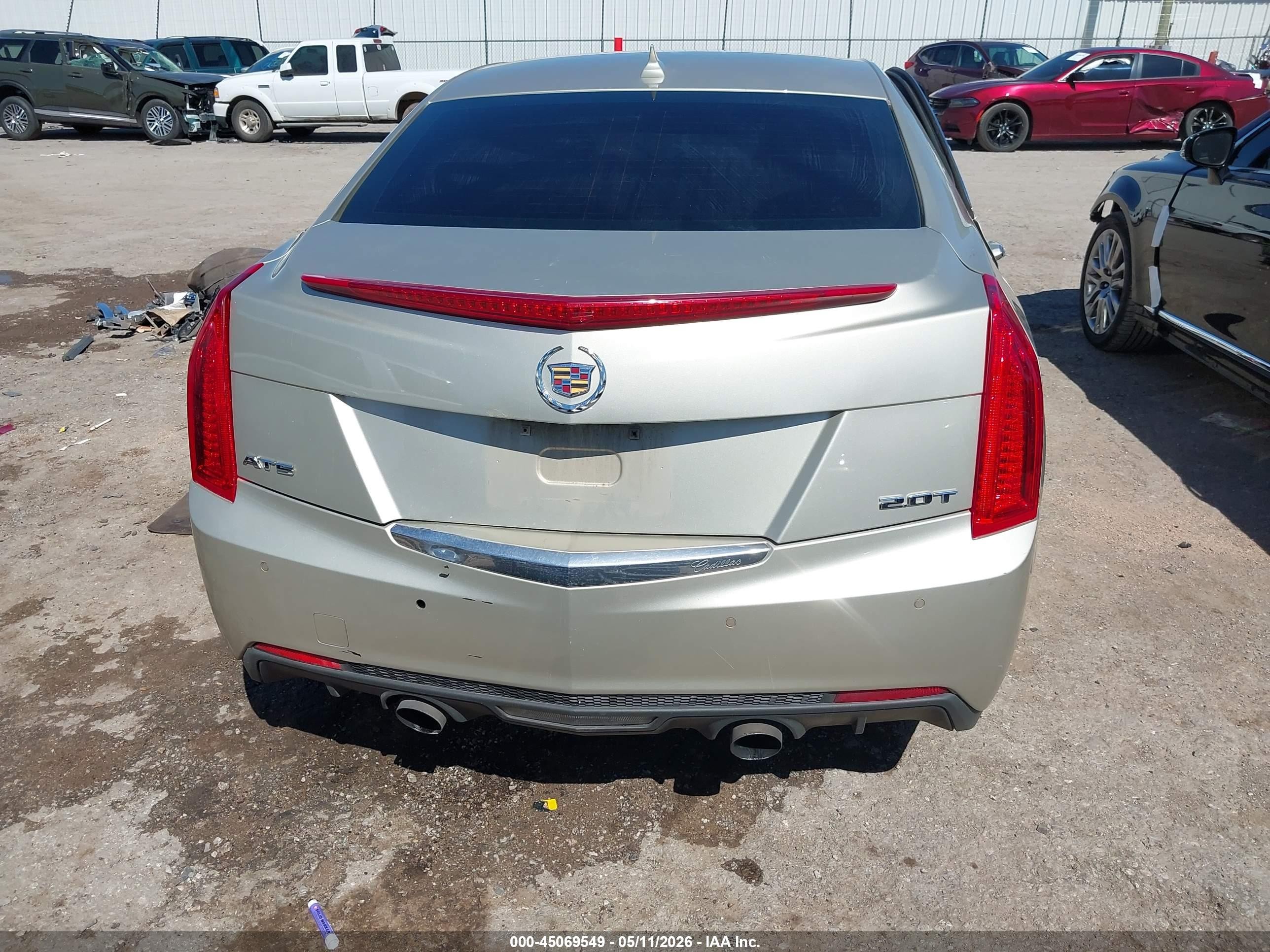 2013 Cadillac Ats Luxury Silver vin: 1G6AB5RX0D0166328