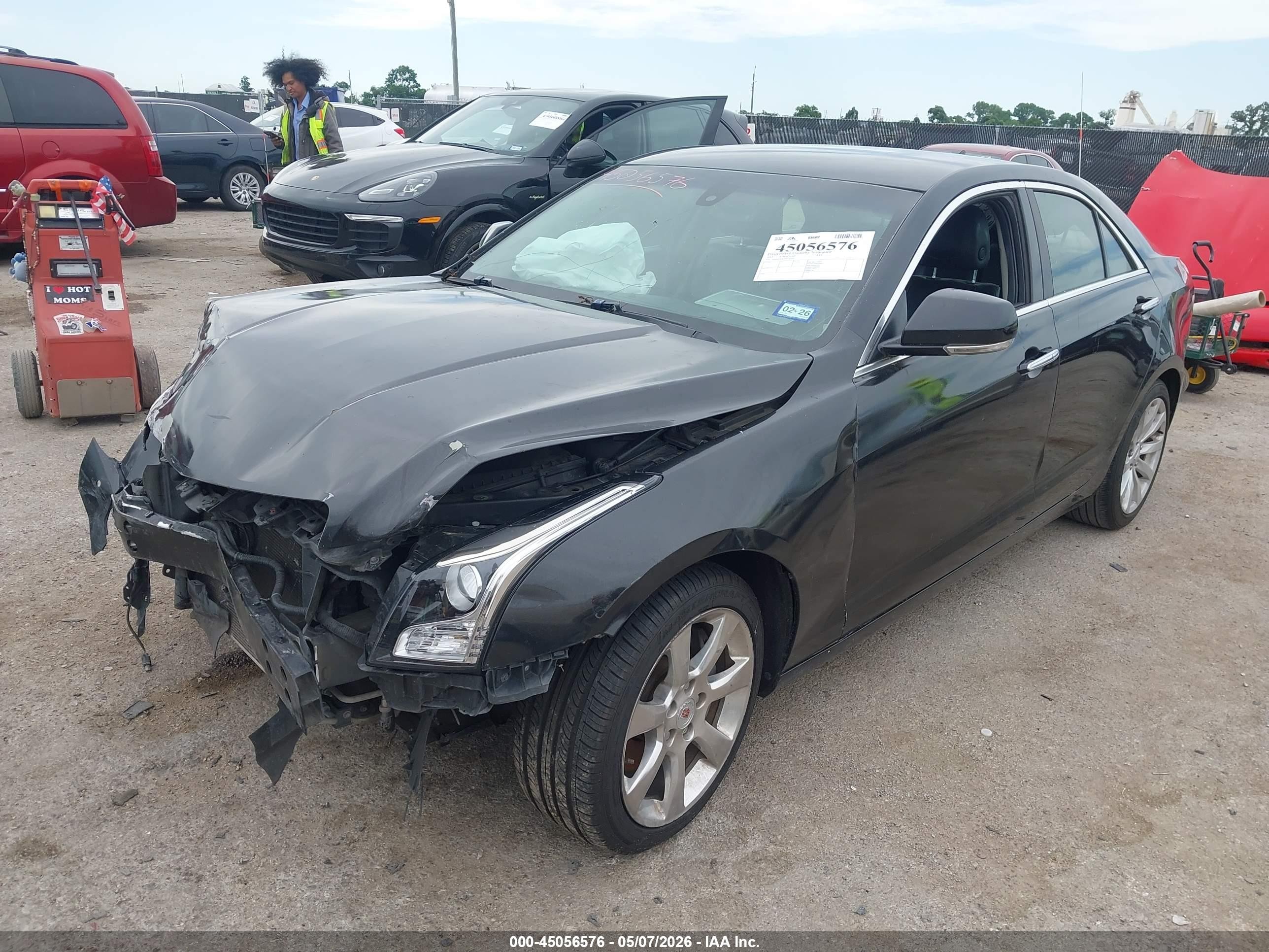 2013 Cadillac Ats Luxury Black vin: 1G6AB5RX1D0126209