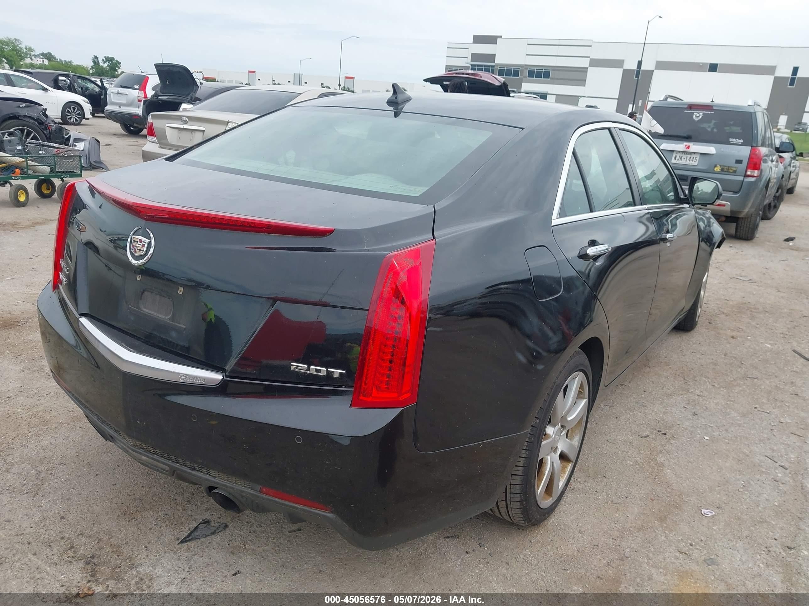2013 Cadillac Ats Luxury Black vin: 1G6AB5RX1D0126209