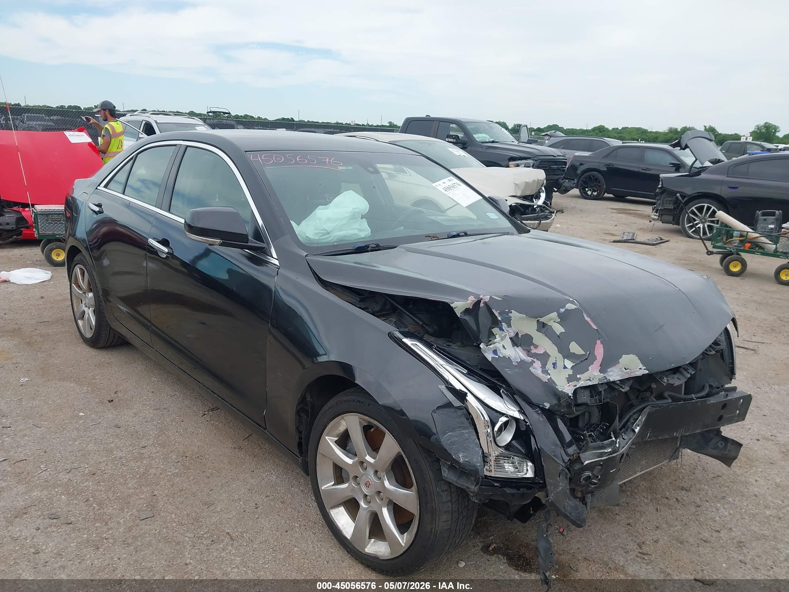 2013 Cadillac Ats Luxury Black vin: 1G6AB5RX1D0126209
