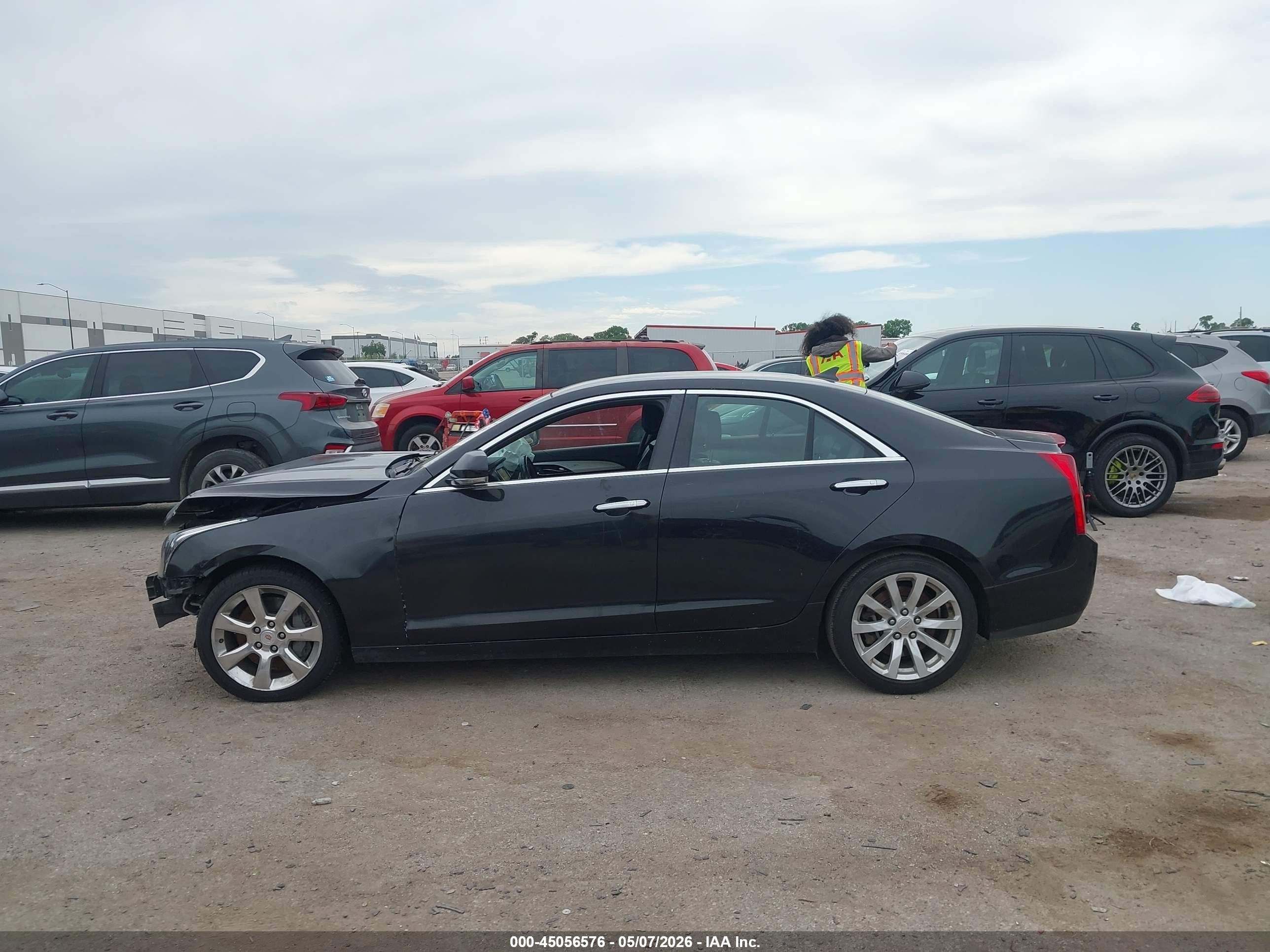 2013 Cadillac Ats Luxury Black vin: 1G6AB5RX1D0126209