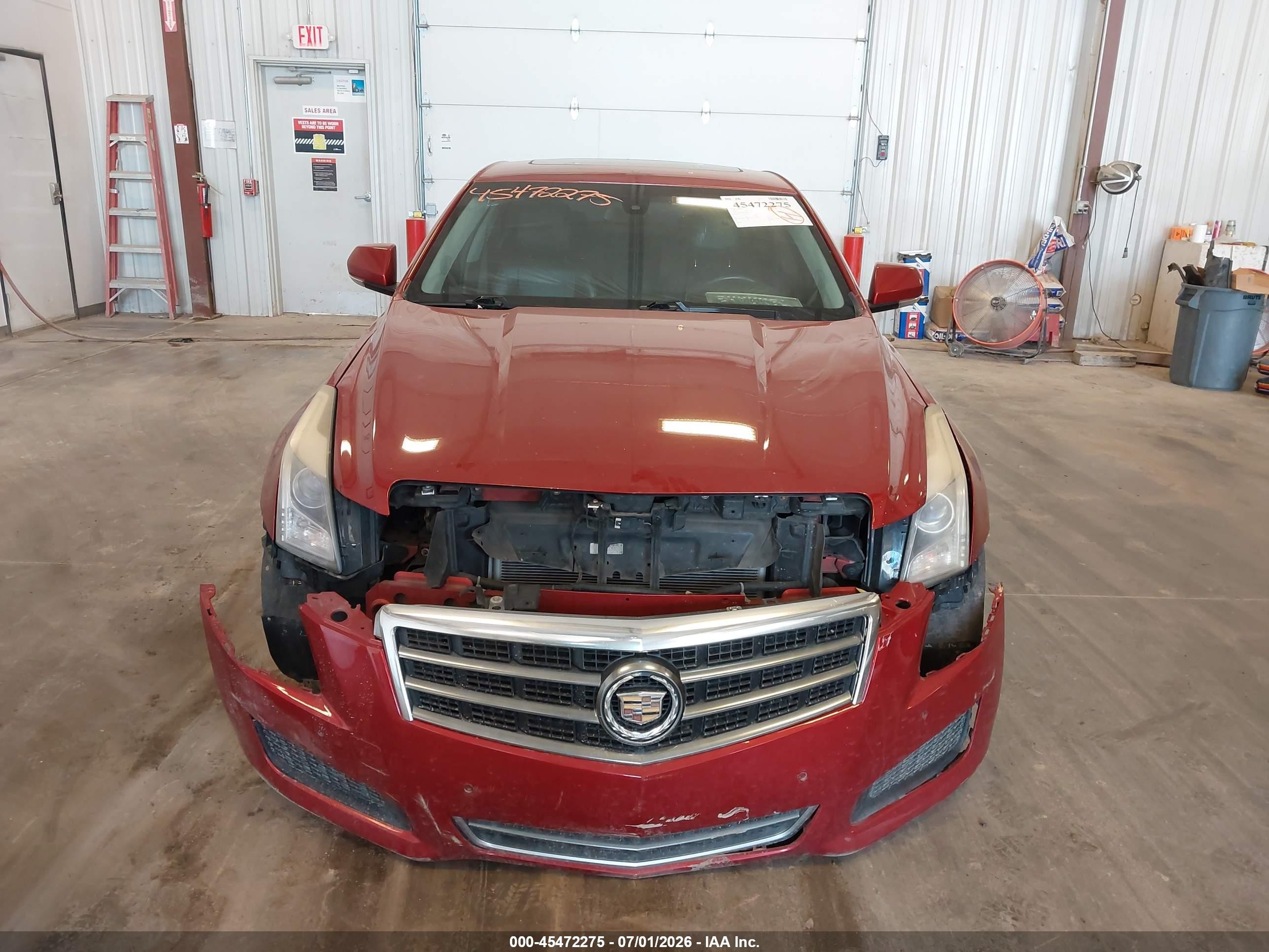 2014 Cadillac Ats Luxury Red vin: 1G6AB5RX1E0172625