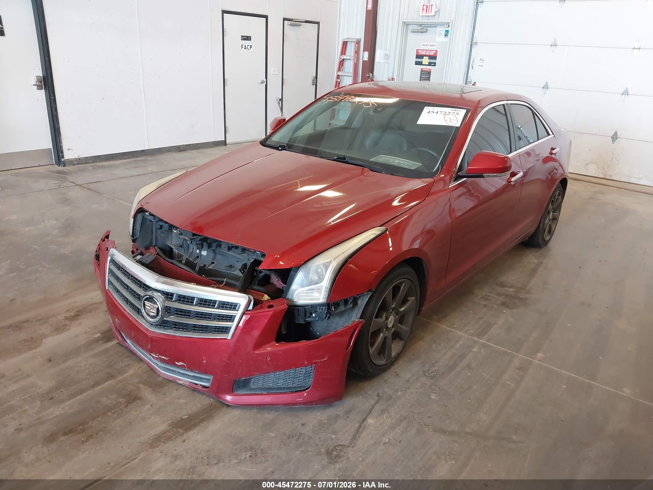 2014 Cadillac Ats Luxury Red vin: 1G6AB5RX1E0172625