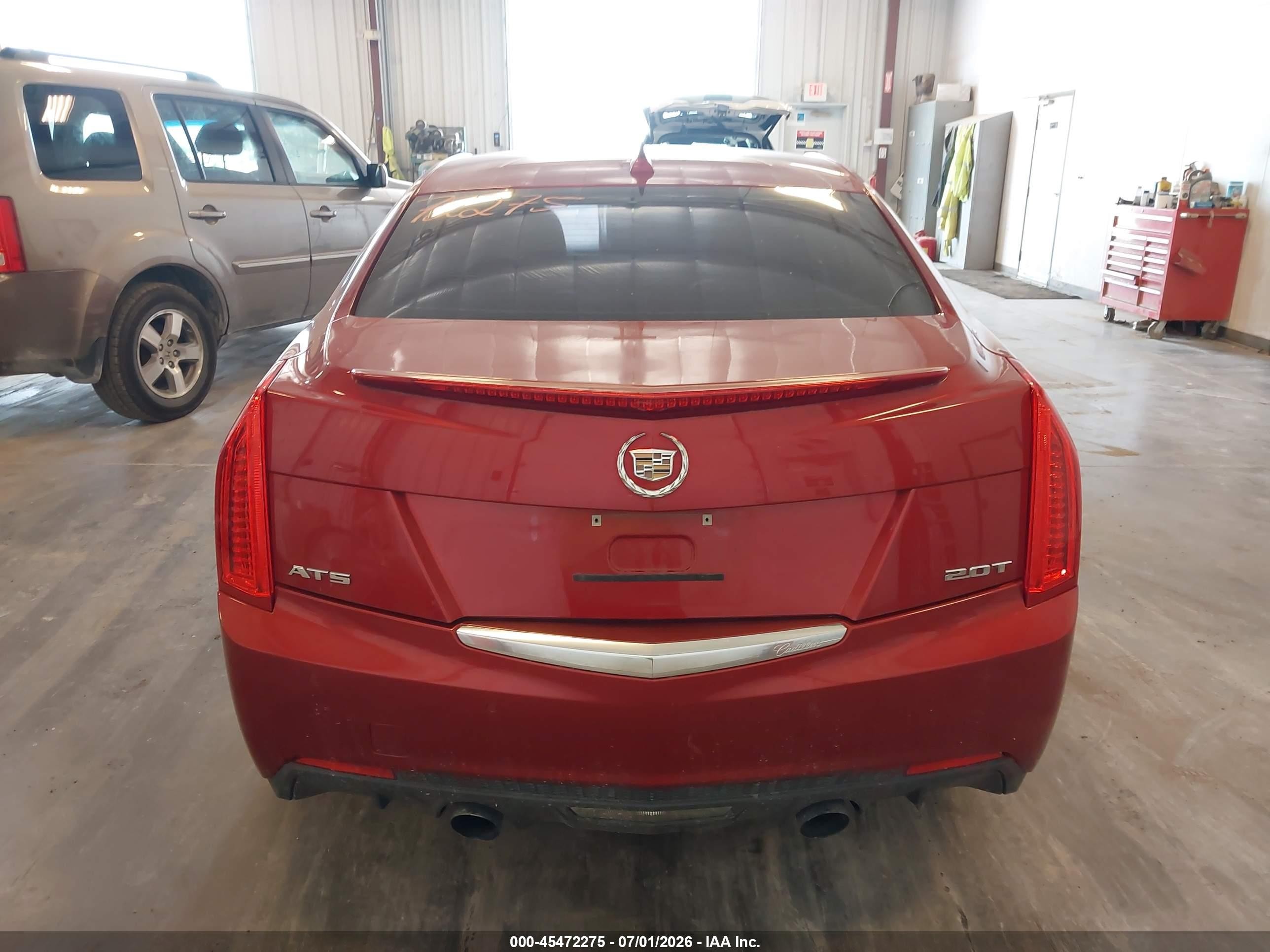 2014 Cadillac Ats Luxury Red vin: 1G6AB5RX1E0172625