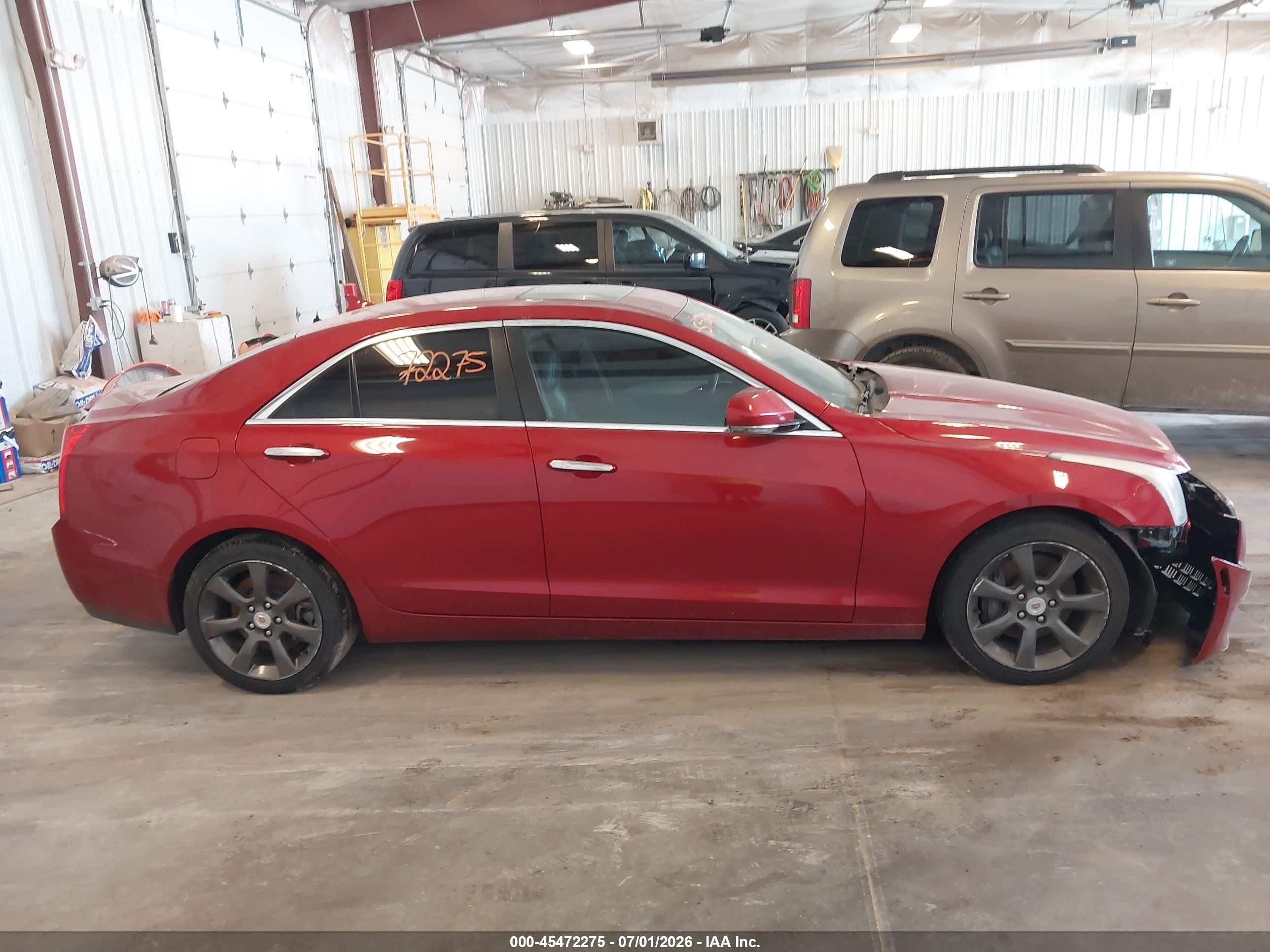 2014 Cadillac Ats Luxury Red vin: 1G6AB5RX1E0172625