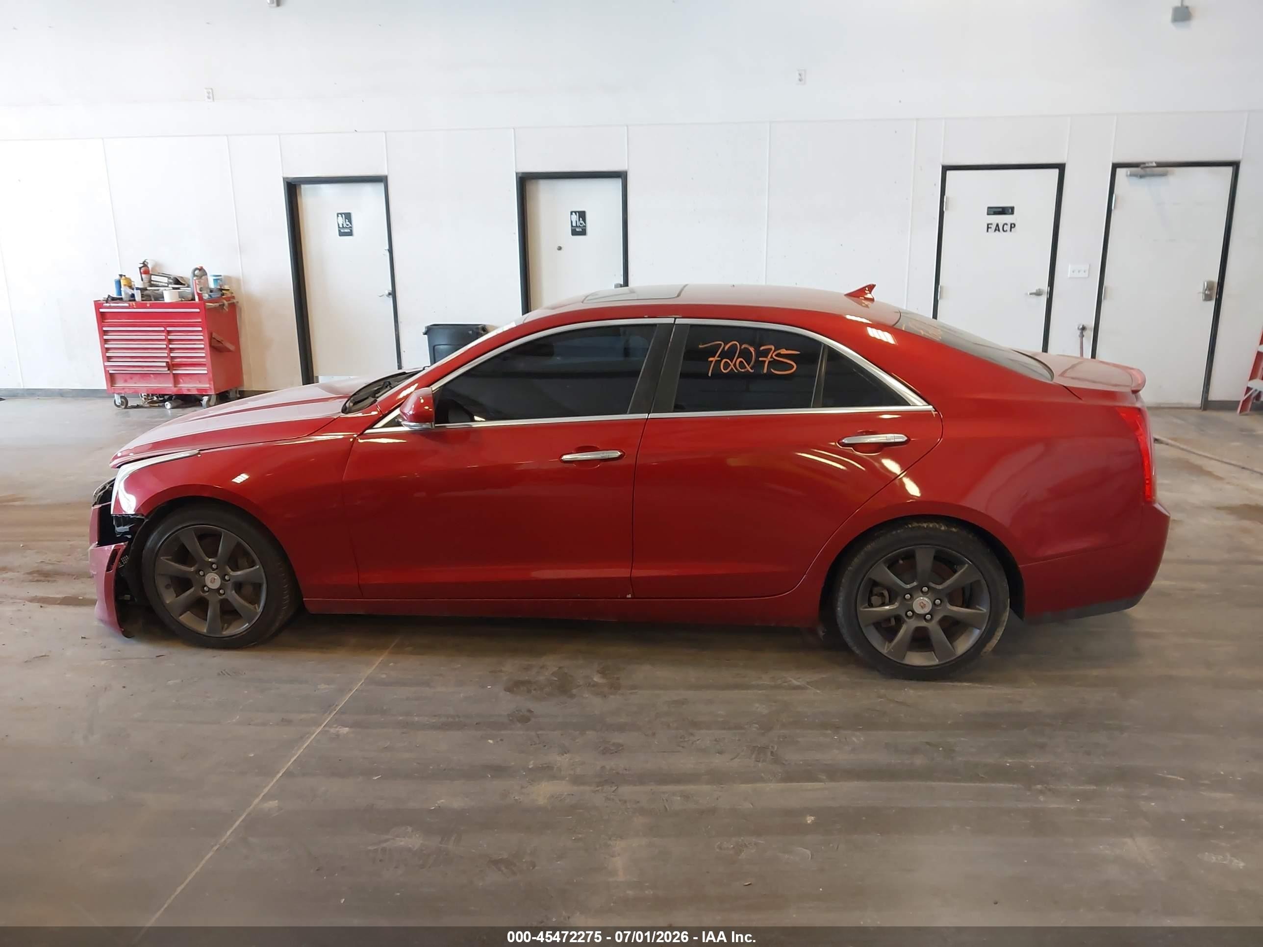 2014 Cadillac Ats Luxury Red vin: 1G6AB5RX1E0172625