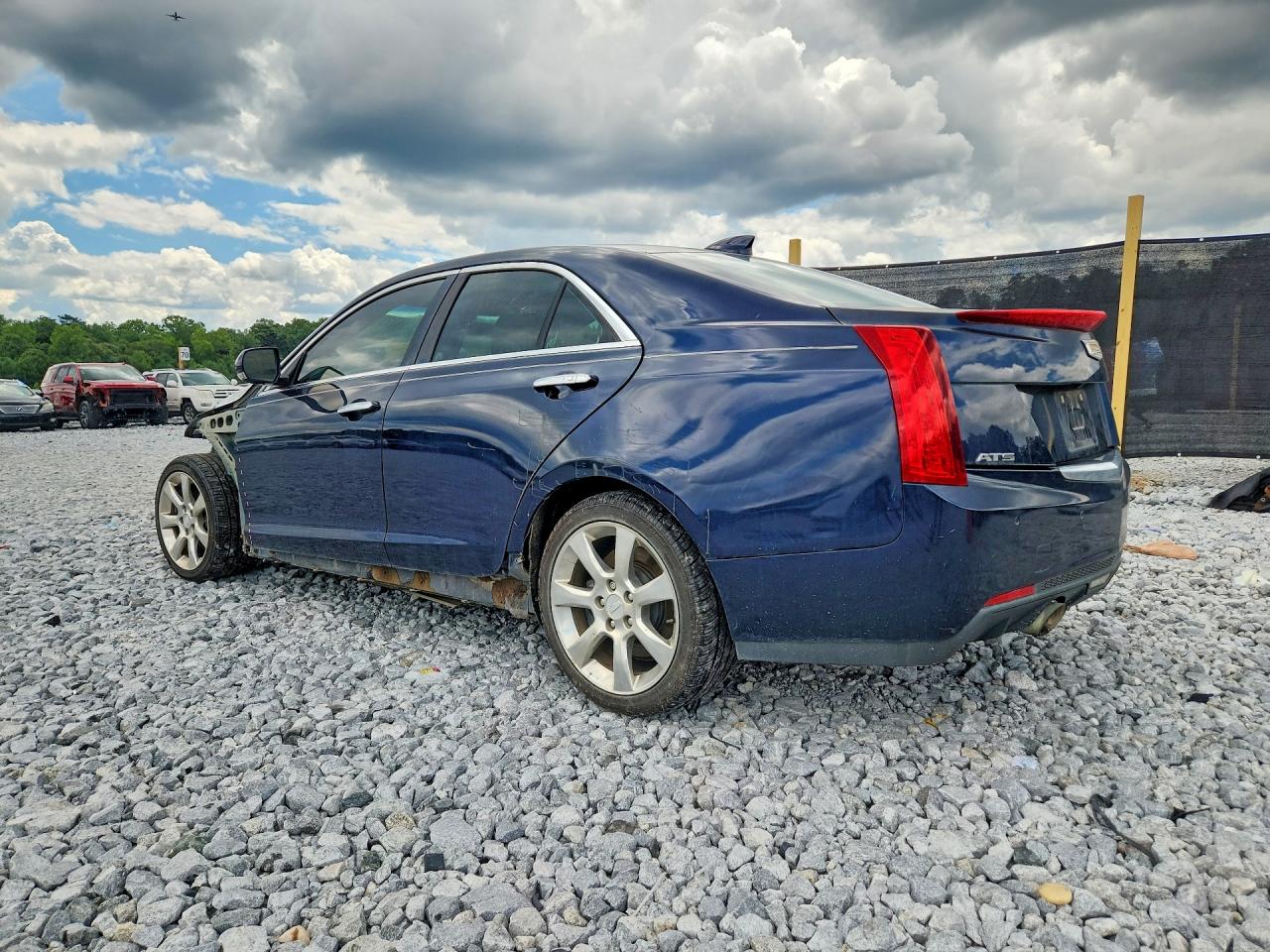 2015 Cadillac Ats Luxury Blue vin: 1G6AB5RX1F0131297