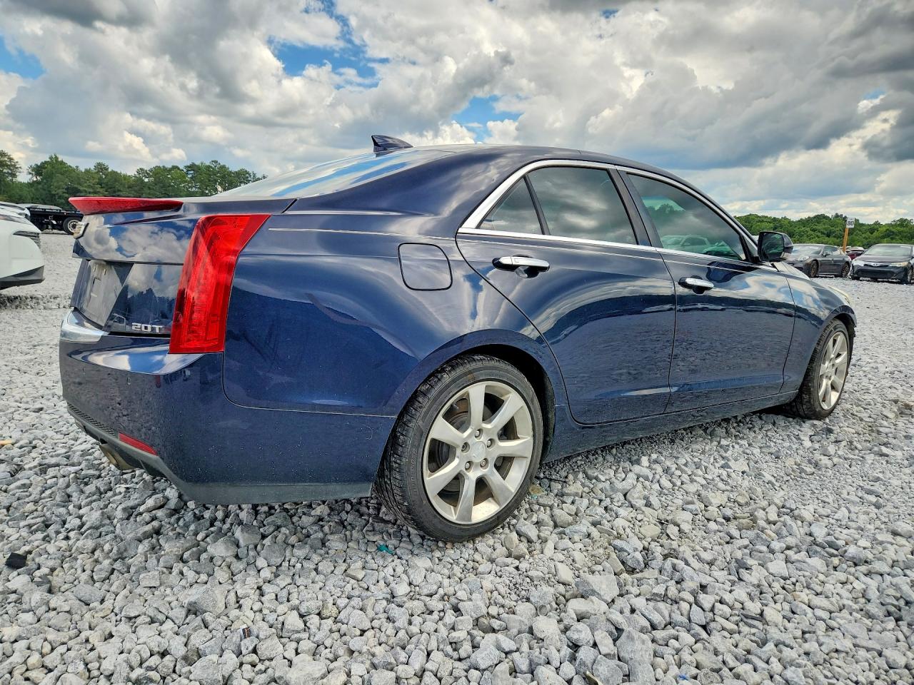 2015 Cadillac Ats Luxury Blue vin: 1G6AB5RX1F0131297