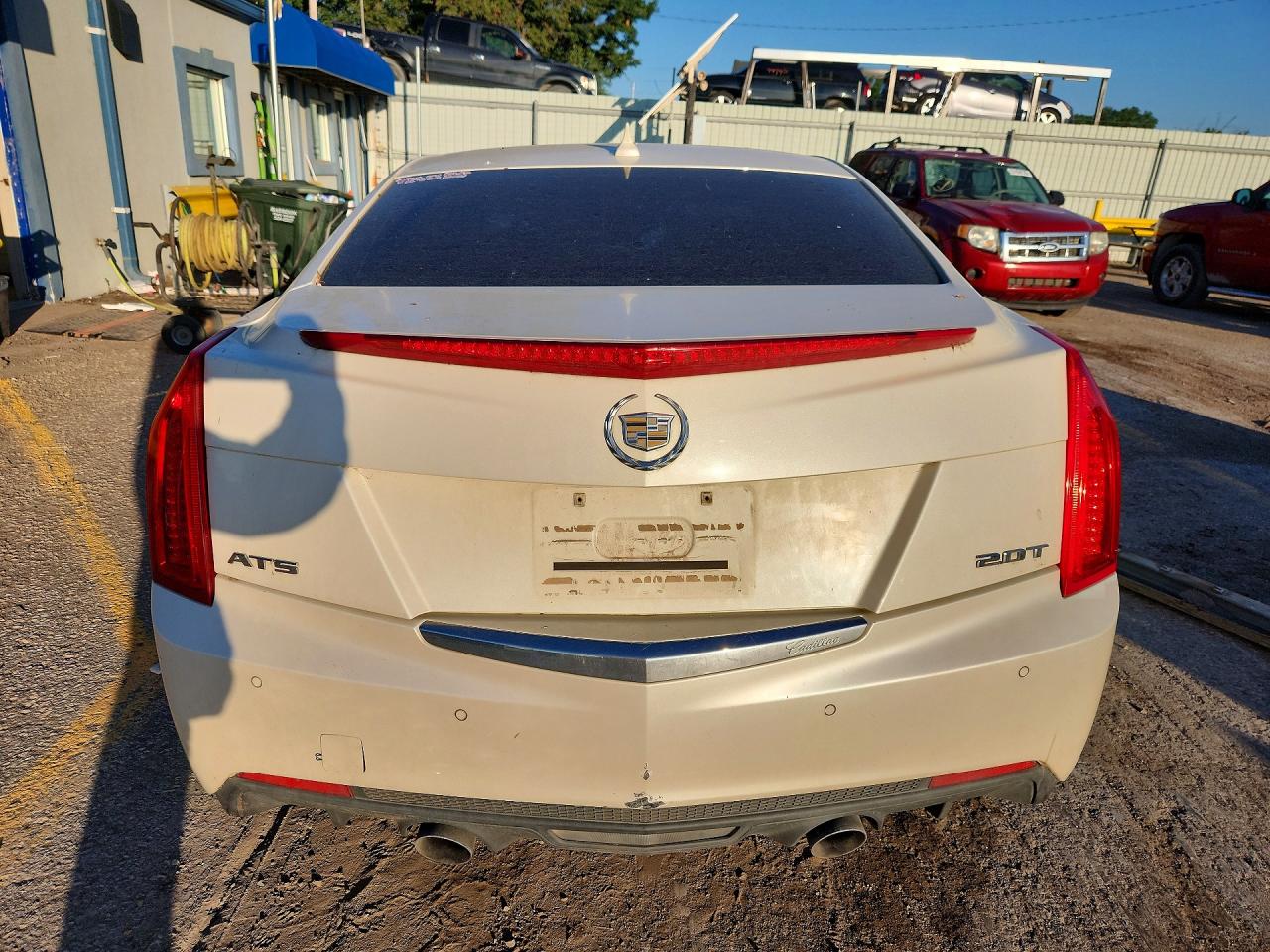 2014 Cadillac Ats Luxury White vin: 1G6AB5RX2E0124289