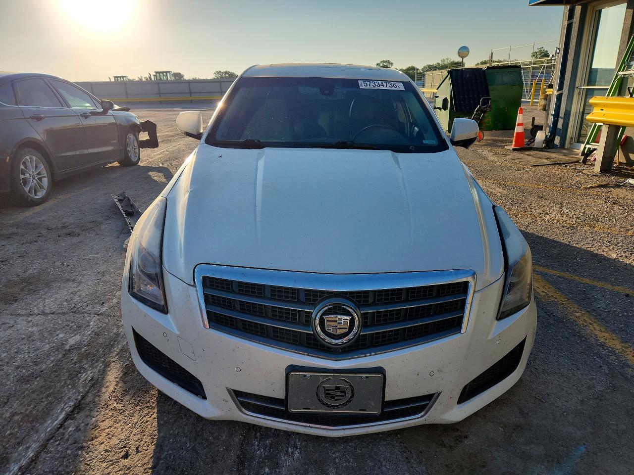 2014 Cadillac Ats Luxury White vin: 1G6AB5RX2E0124289
