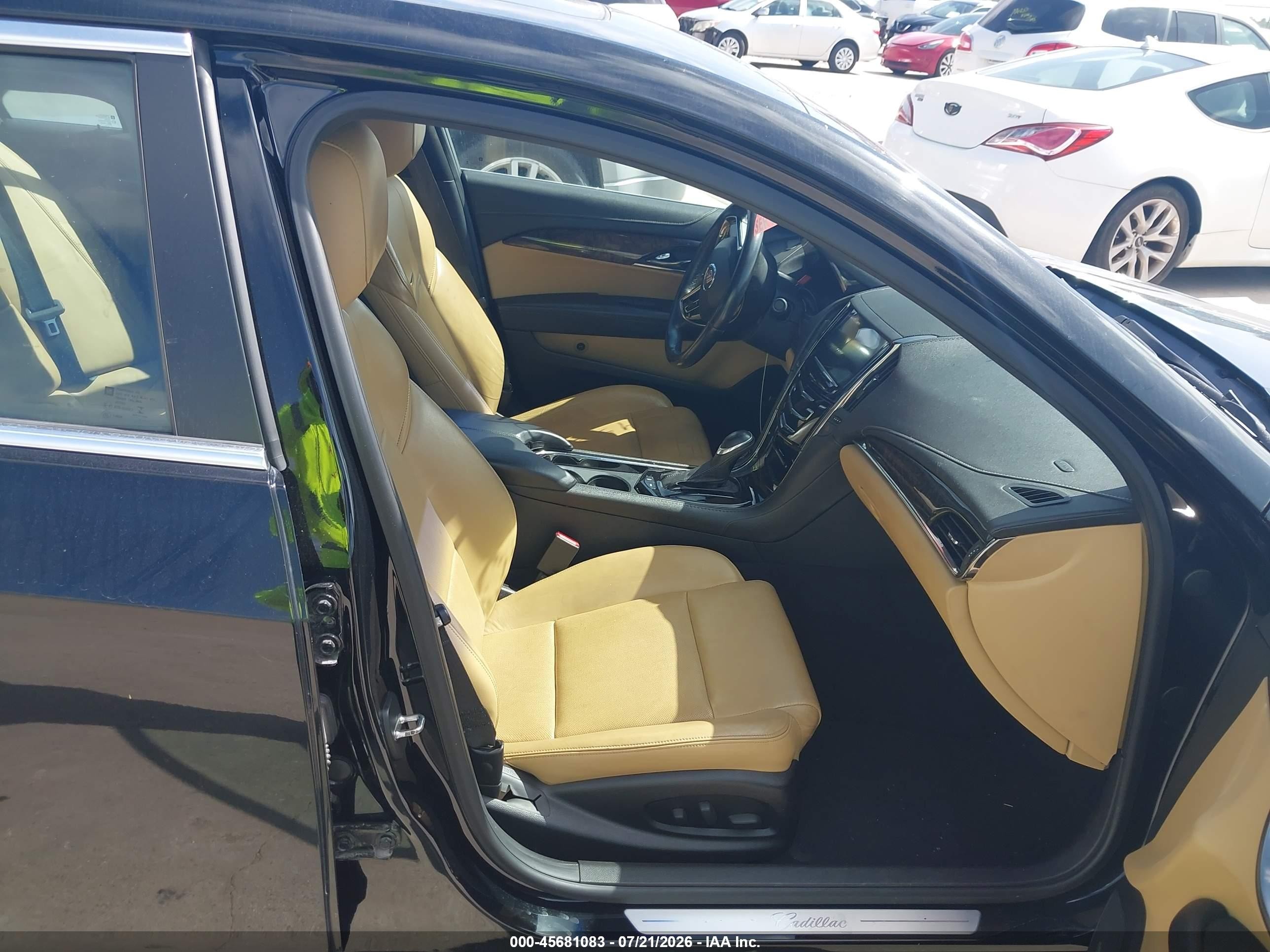 2013 Cadillac Ats Luxury Black vin: 1G6AB5RX3D0127491