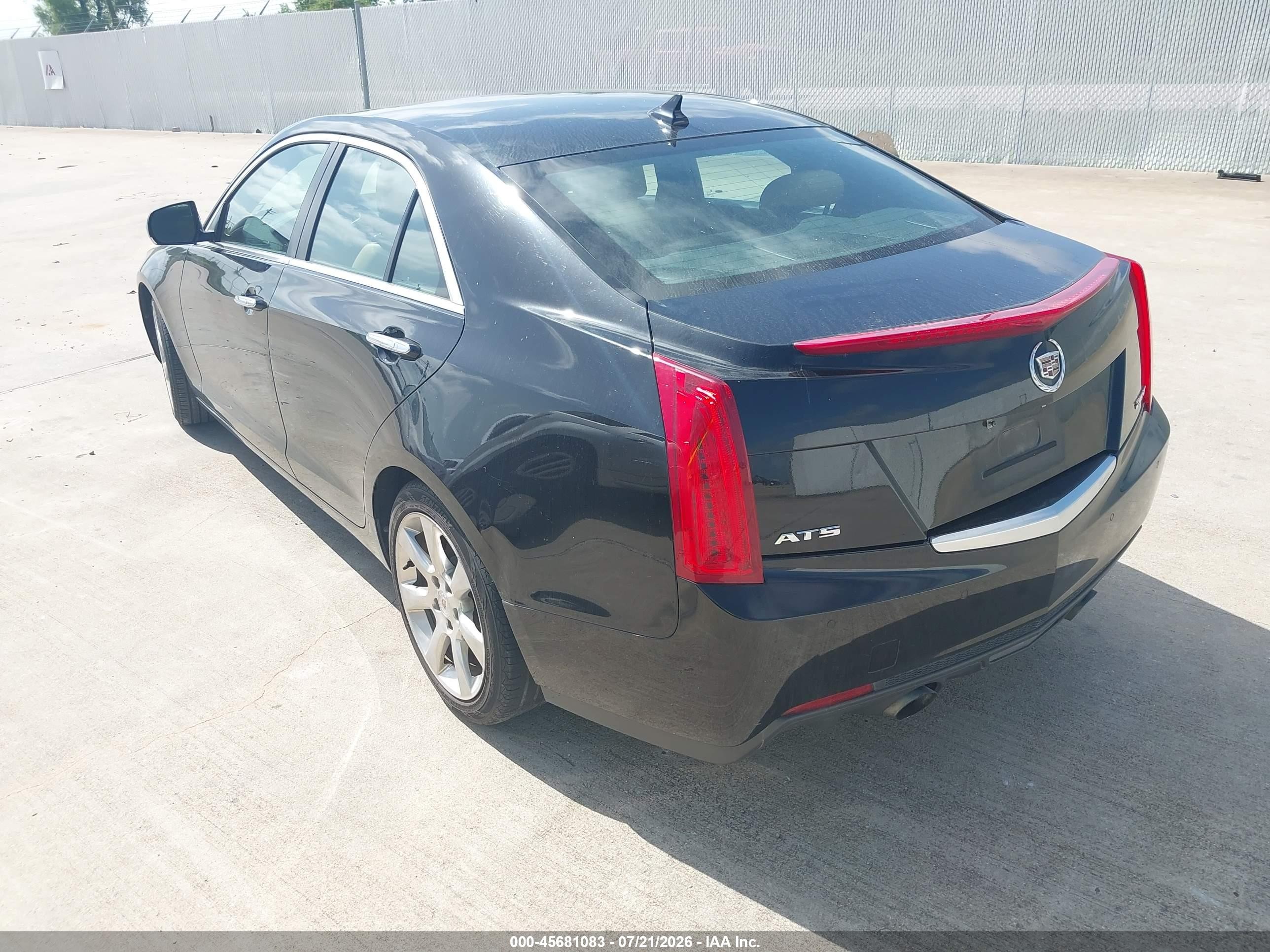 2013 Cadillac Ats Luxury Black vin: 1G6AB5RX3D0127491