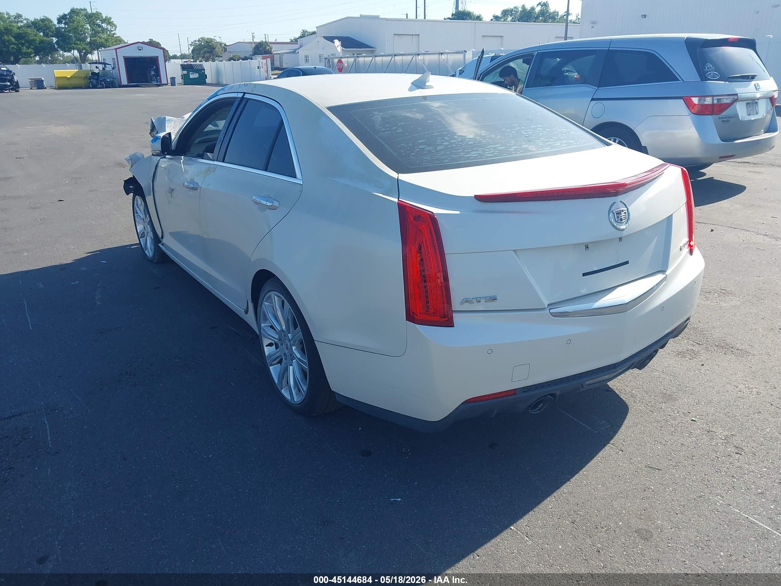 2013 Cadillac Ats Luxury Белый vin: 1G6AB5RX3D0167263