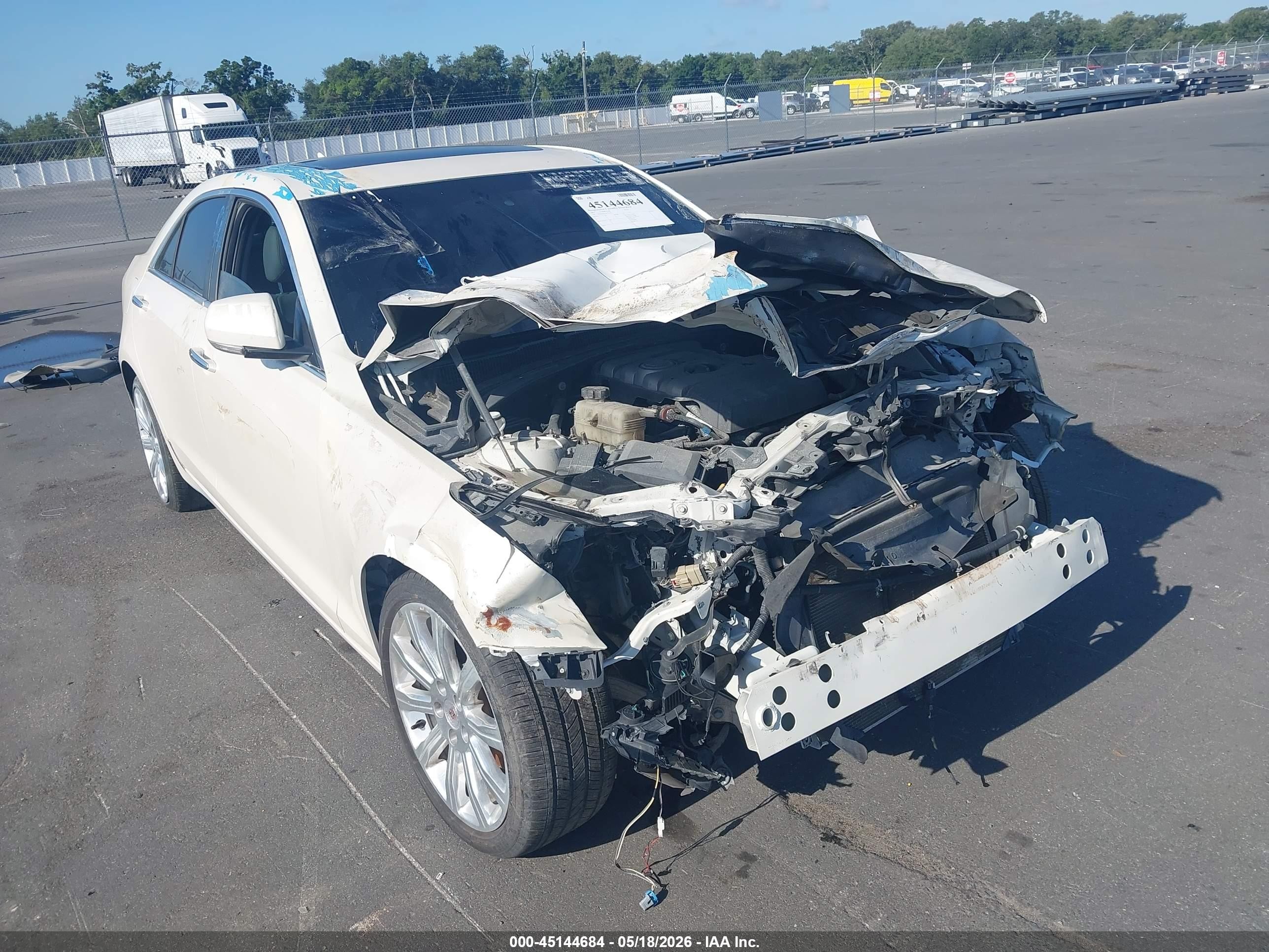 2013 Cadillac Ats Luxury Белый vin: 1G6AB5RX3D0167263
