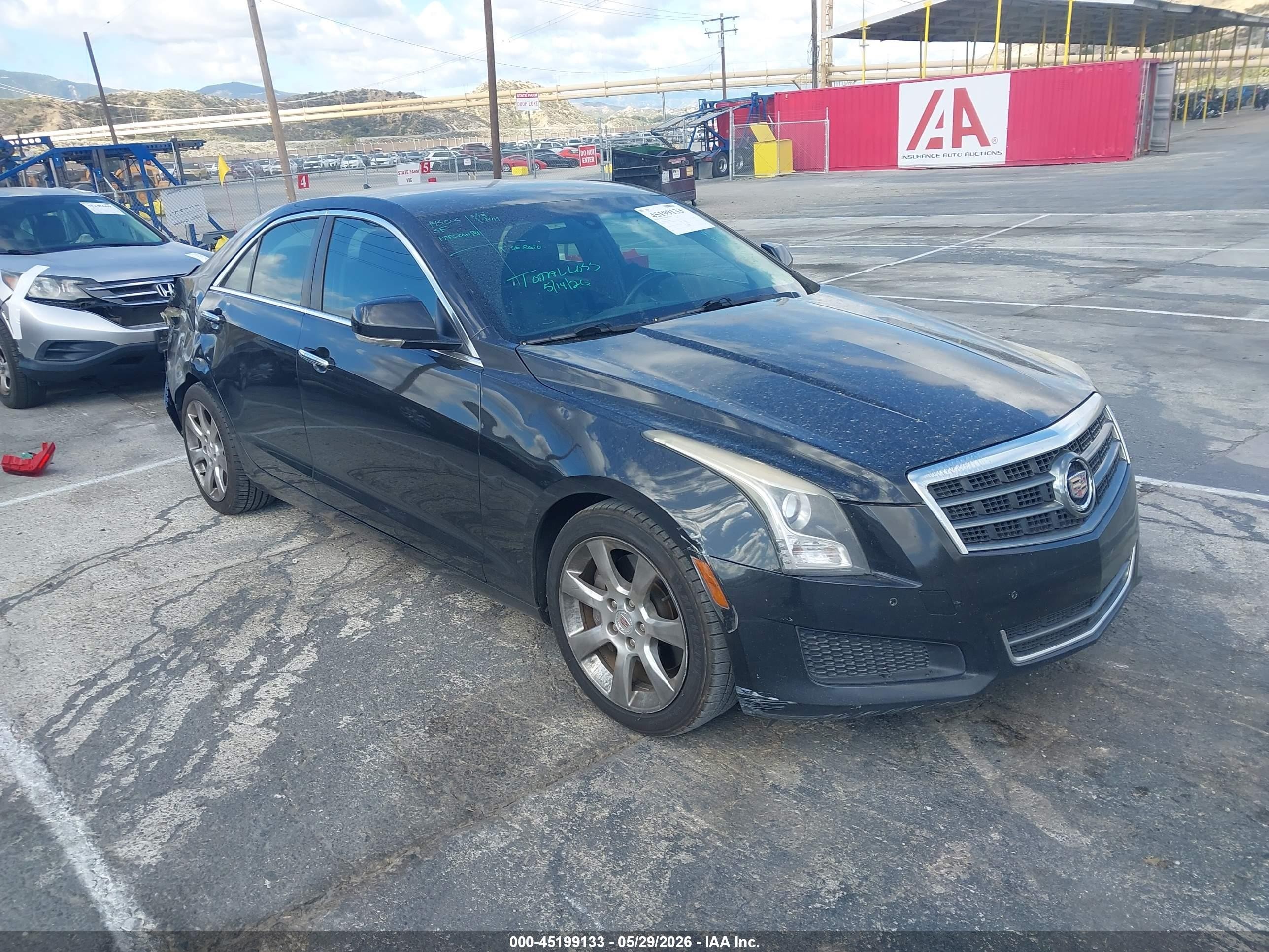 2014 Cadillac Ats Luxury Black vin: 1G6AB5RX3E0101796