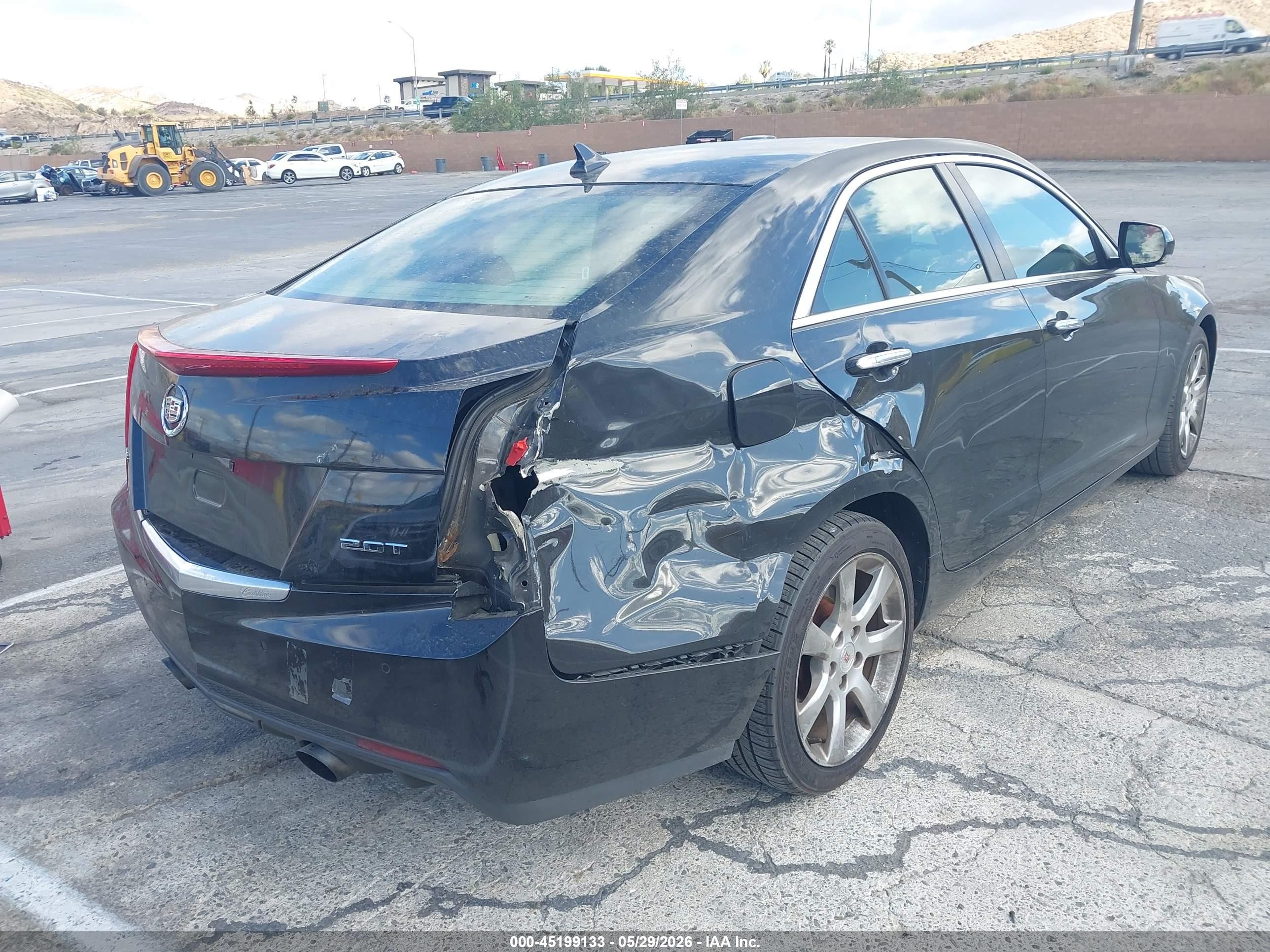 2014 Cadillac Ats Luxury Black vin: 1G6AB5RX3E0101796