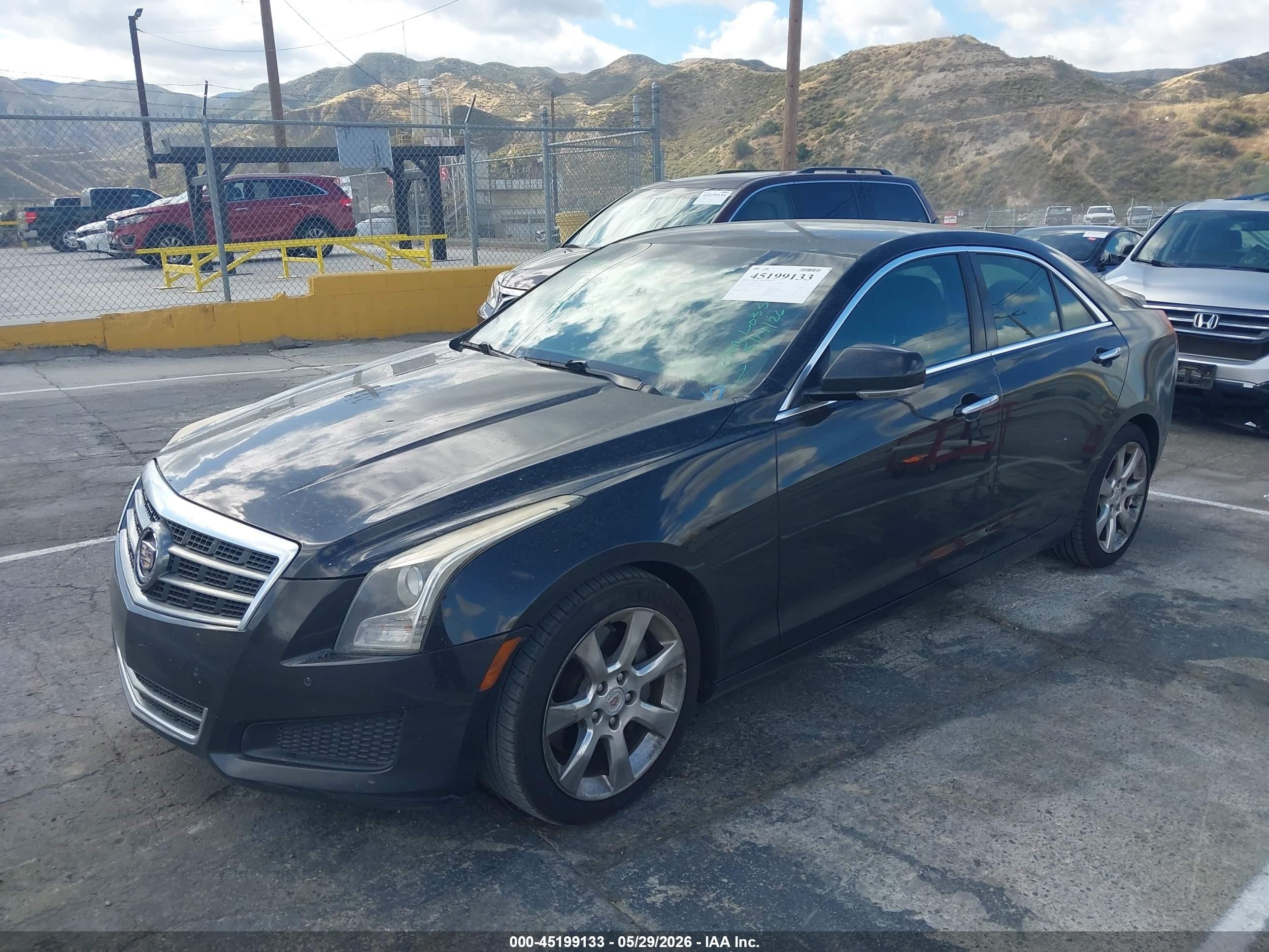 2014 Cadillac Ats Luxury Black vin: 1G6AB5RX3E0101796