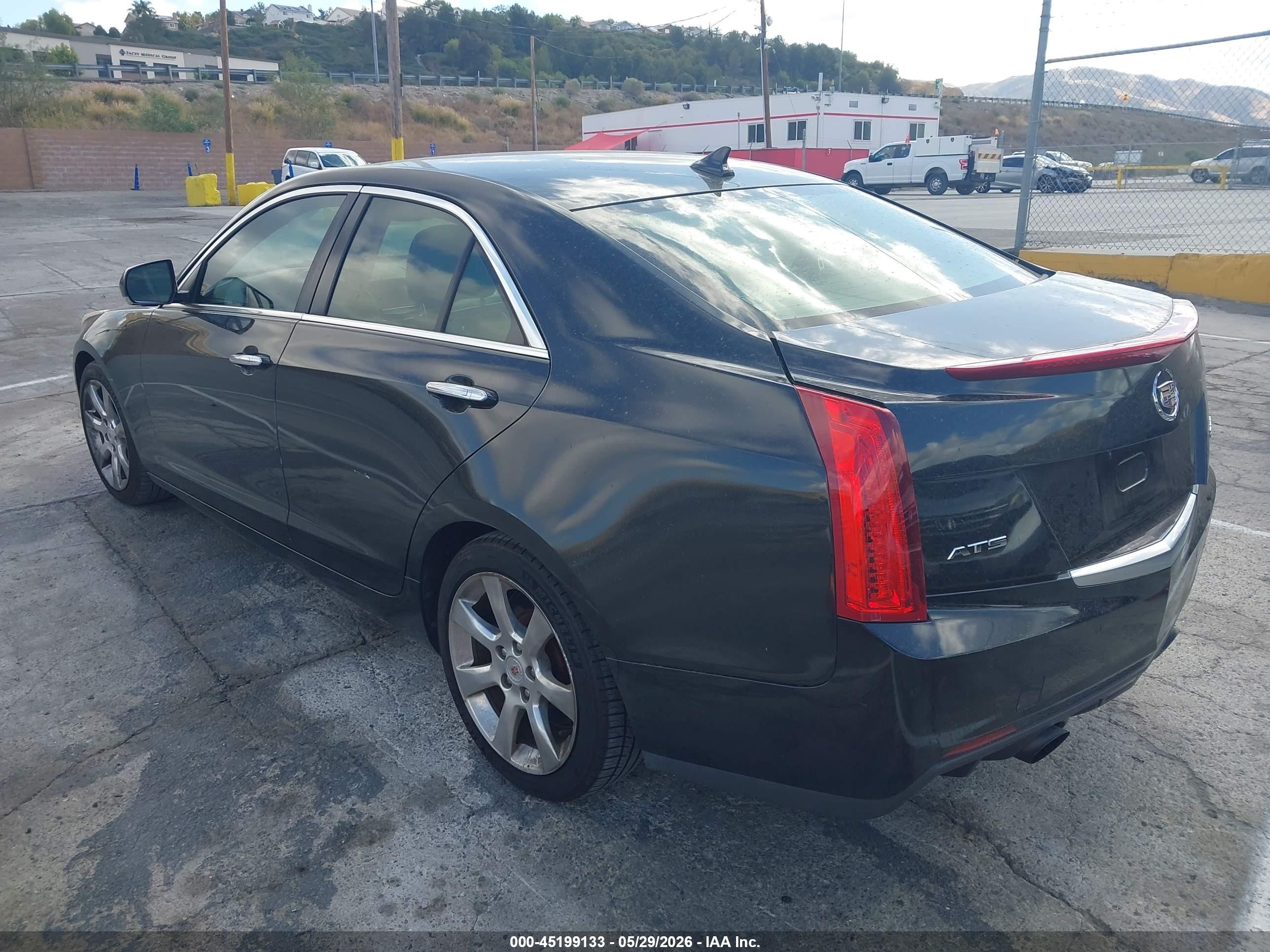 2014 Cadillac Ats Luxury Black vin: 1G6AB5RX3E0101796
