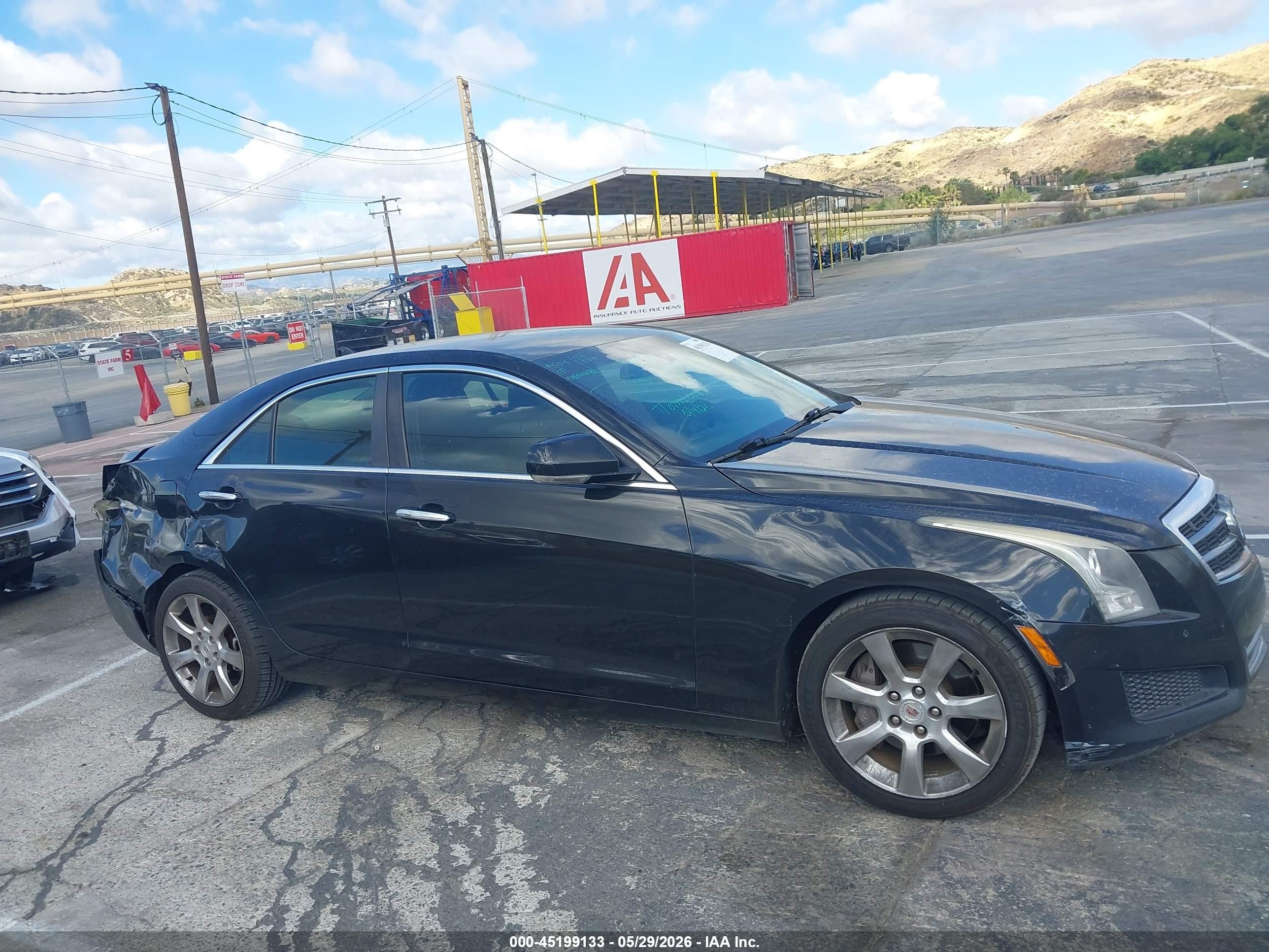 2014 Cadillac Ats Luxury Black vin: 1G6AB5RX3E0101796