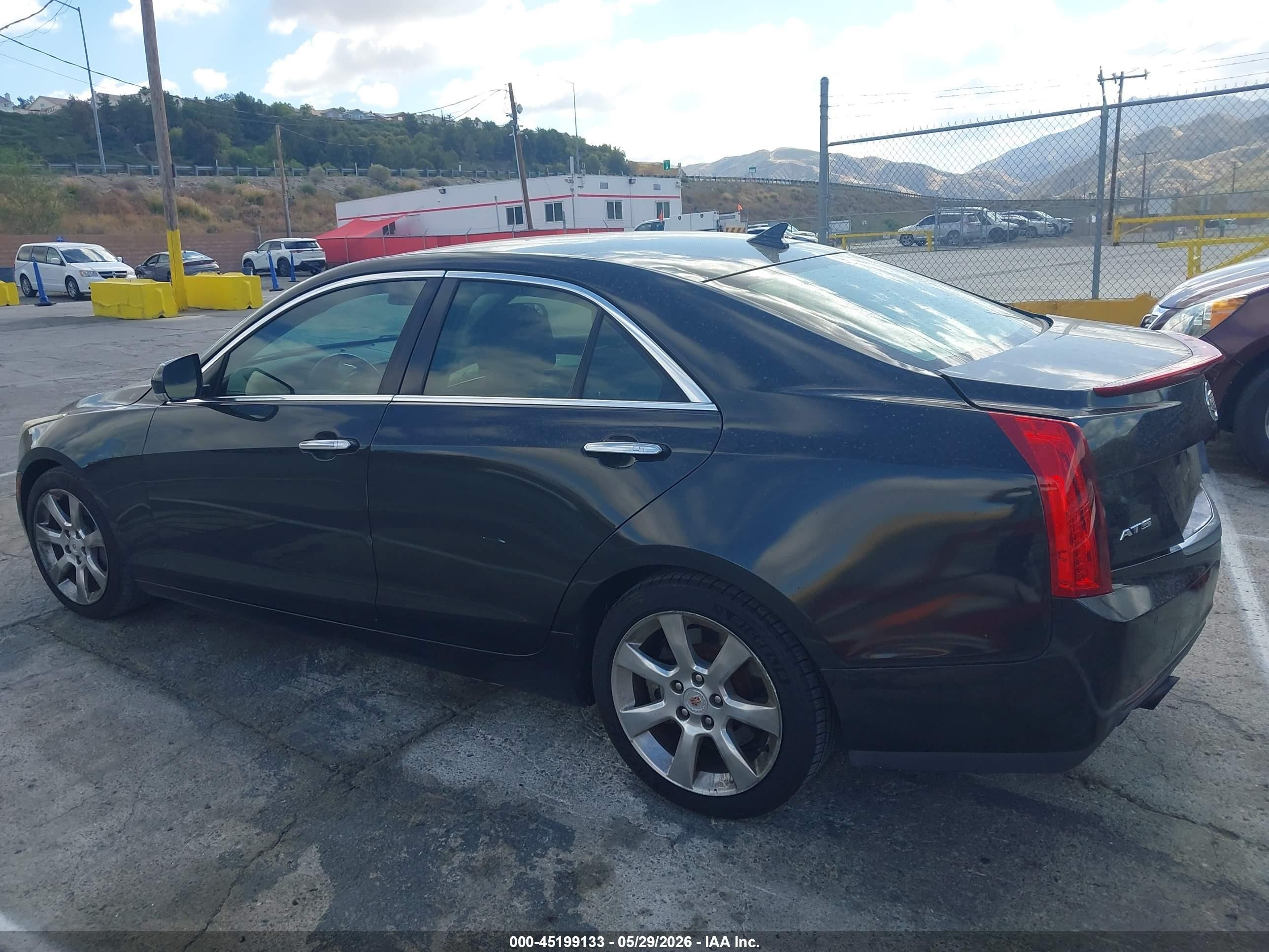 2014 Cadillac Ats Luxury Black vin: 1G6AB5RX3E0101796