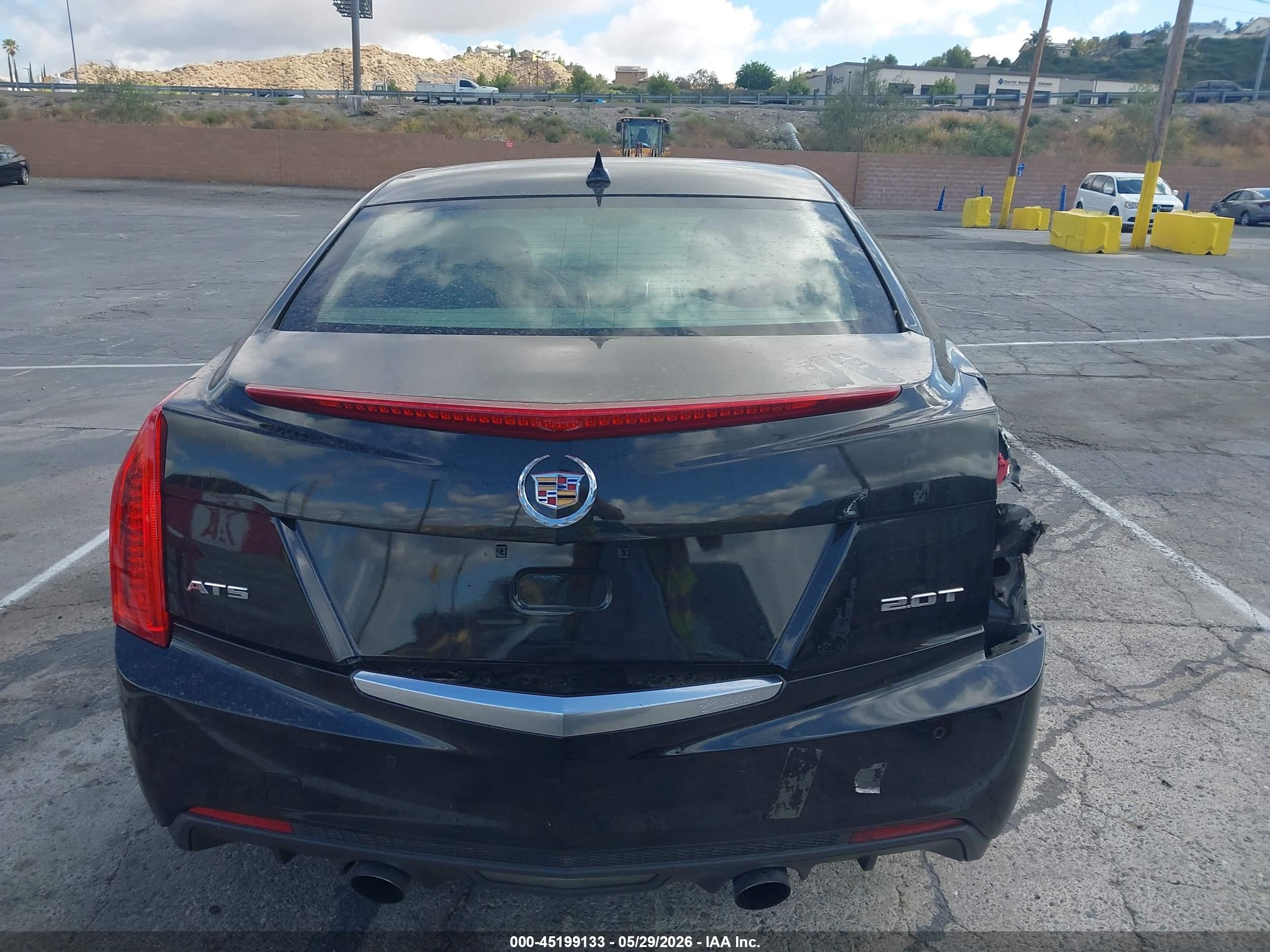 2014 Cadillac Ats Luxury Black vin: 1G6AB5RX3E0101796