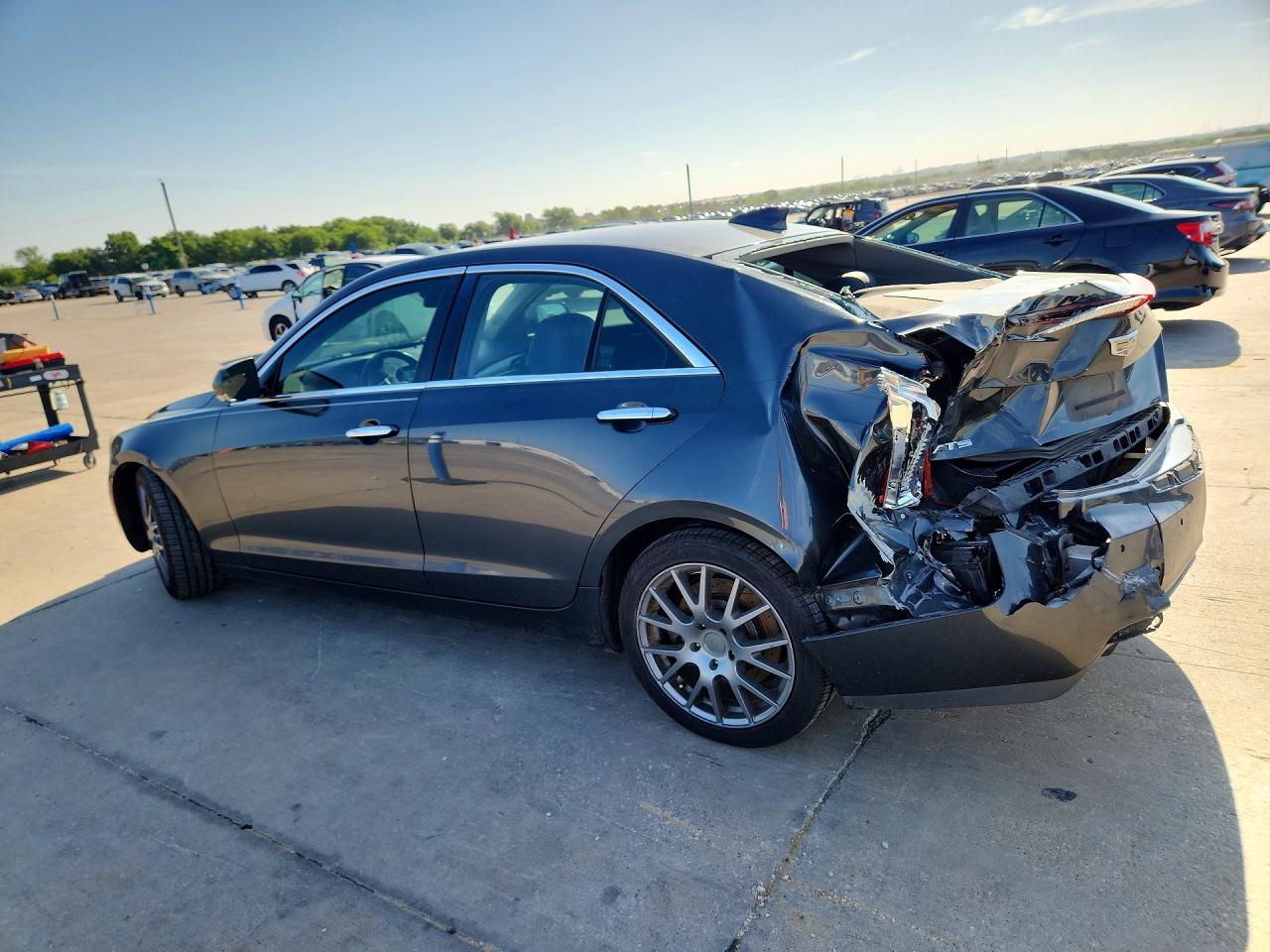 2015 Cadillac Ats Luxury Gray vin: 1G6AB5RX3F0102206