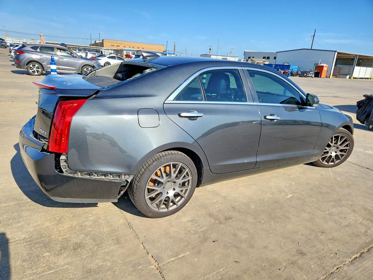 2015 Cadillac Ats Luxury Gray vin: 1G6AB5RX3F0102206