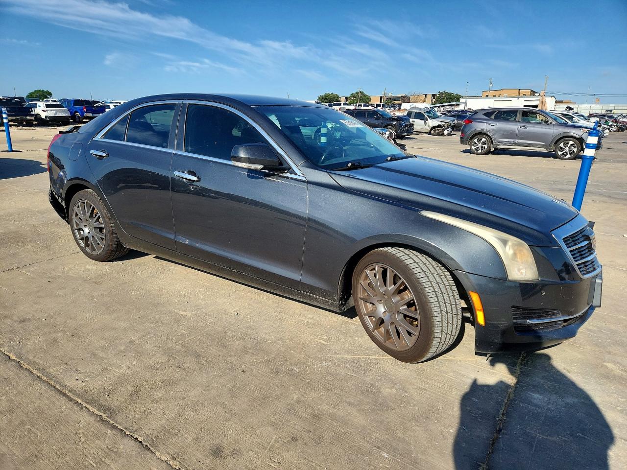 2015 Cadillac Ats Luxury Gray vin: 1G6AB5RX3F0102206