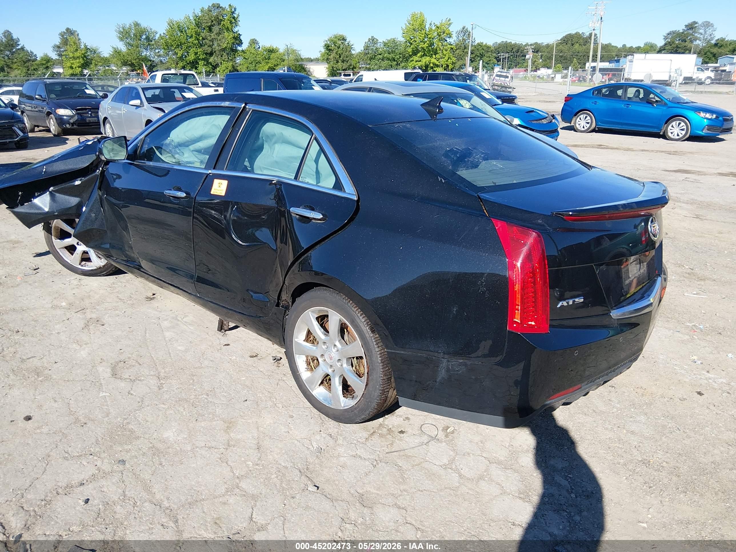 2014 Cadillac Ats Luxury Black vin: 1G6AB5RX4E0135231