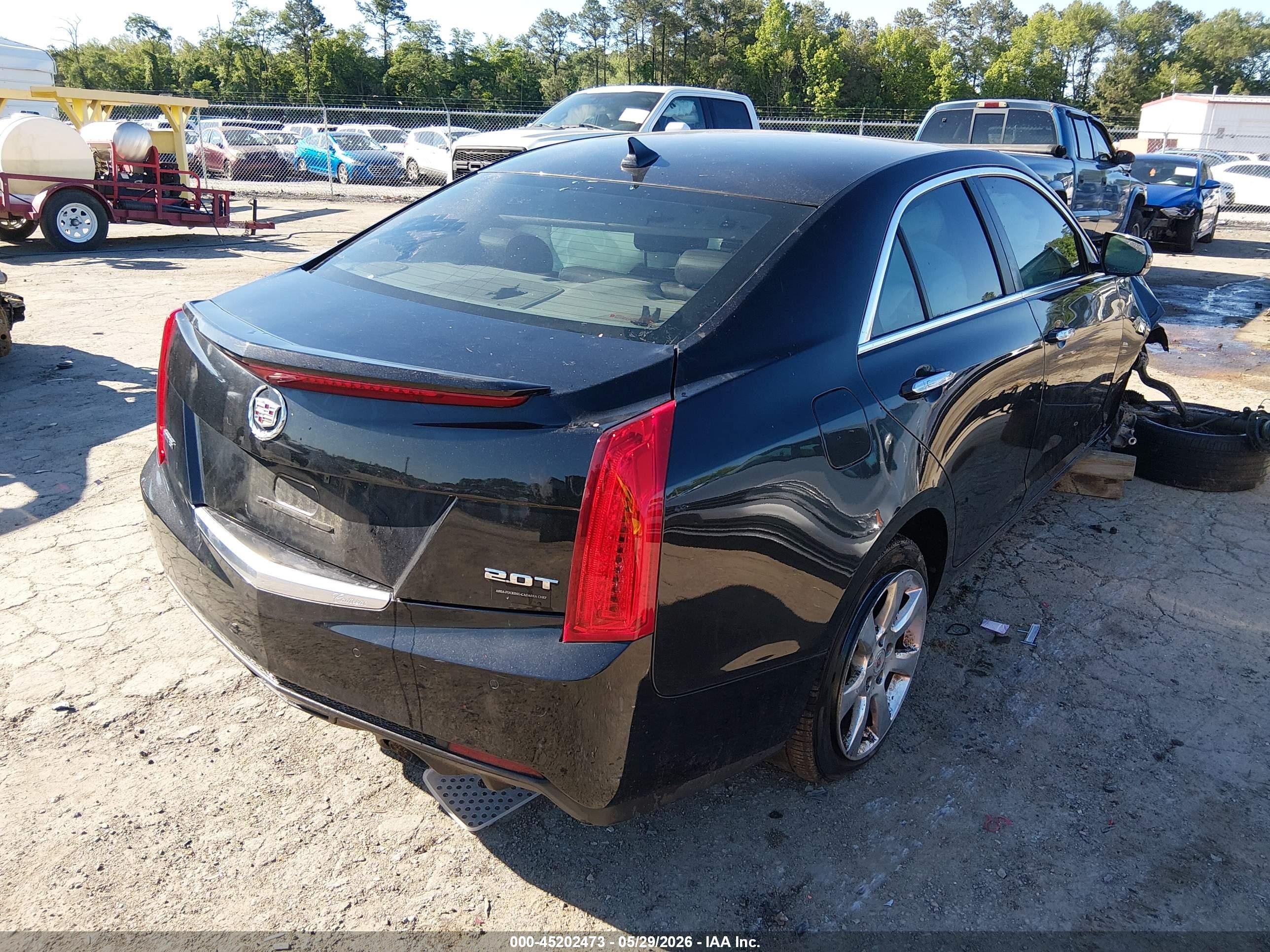 2014 Cadillac Ats Luxury Black vin: 1G6AB5RX4E0135231