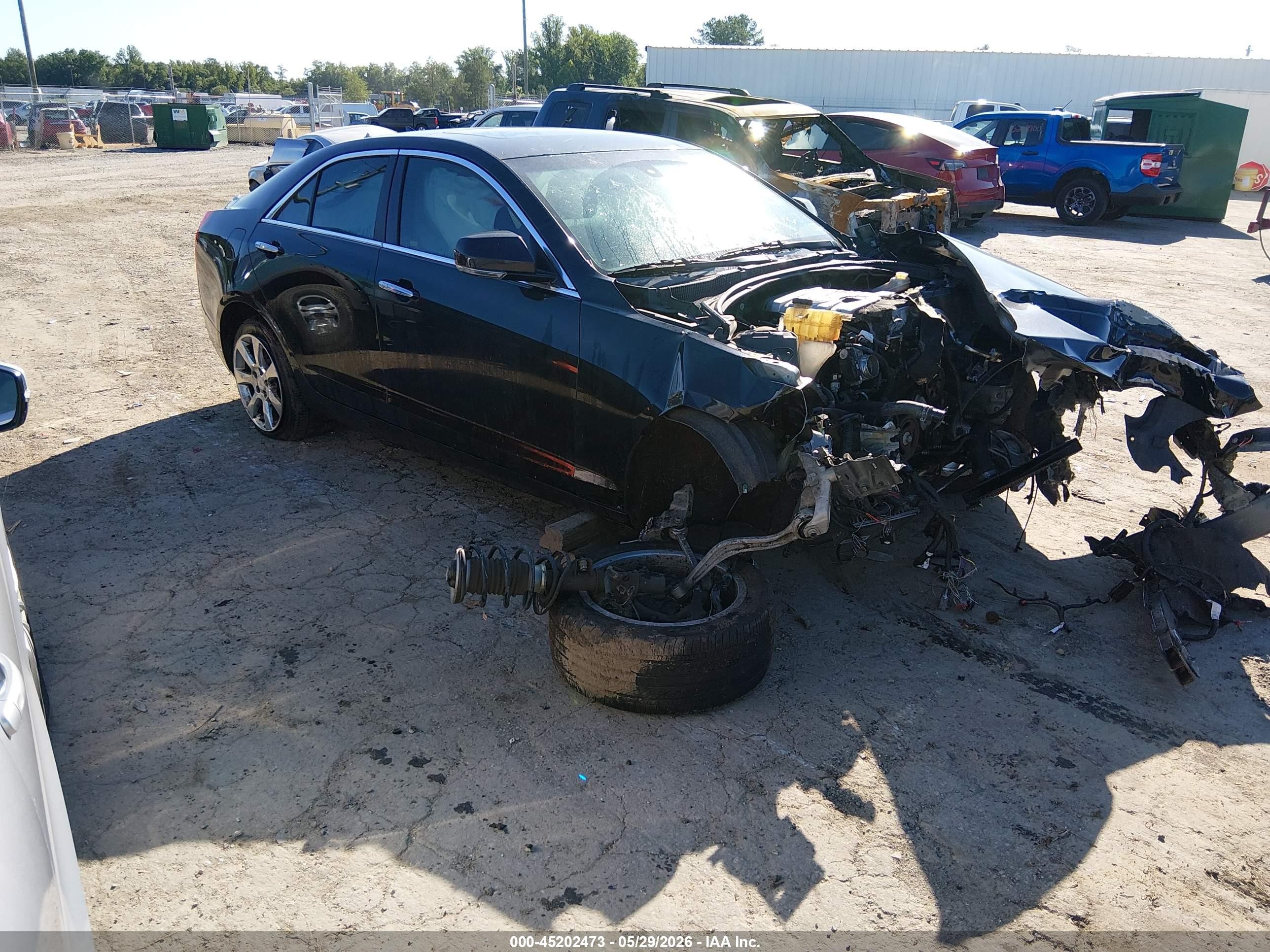 2014 Cadillac Ats Luxury Черный vin: 1G6AB5RX4E0135231