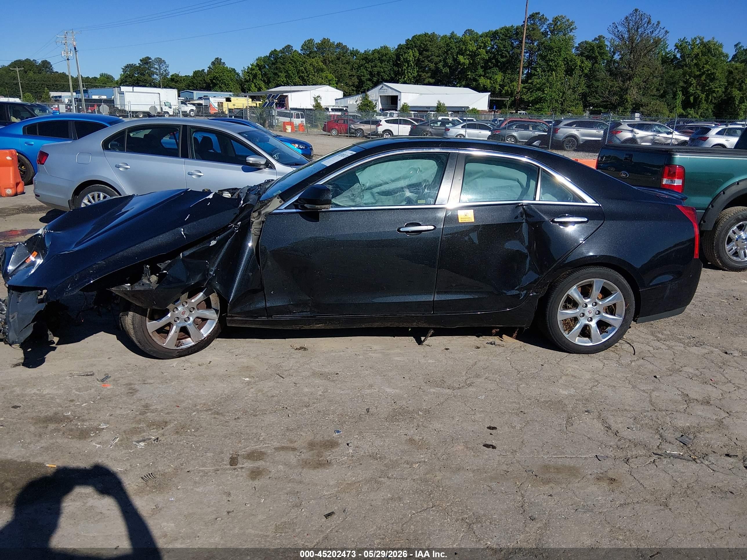 2014 Cadillac Ats Luxury Black vin: 1G6AB5RX4E0135231