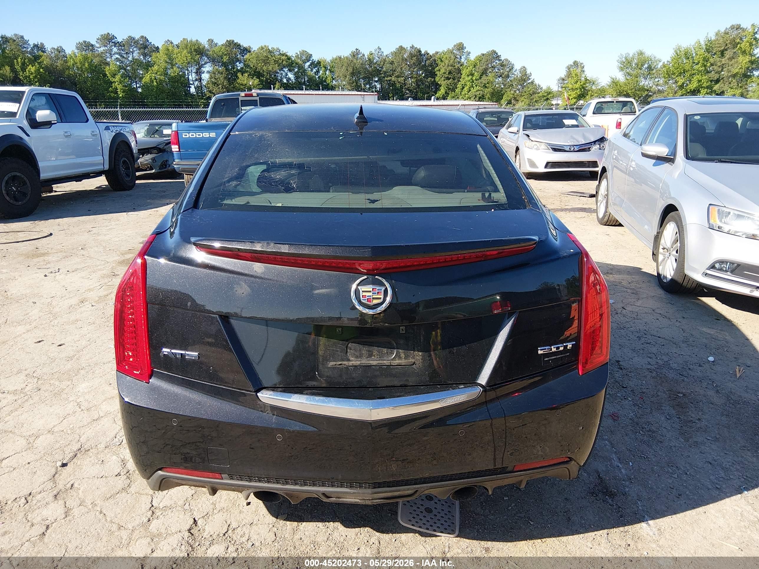 2014 Cadillac Ats Luxury Black vin: 1G6AB5RX4E0135231