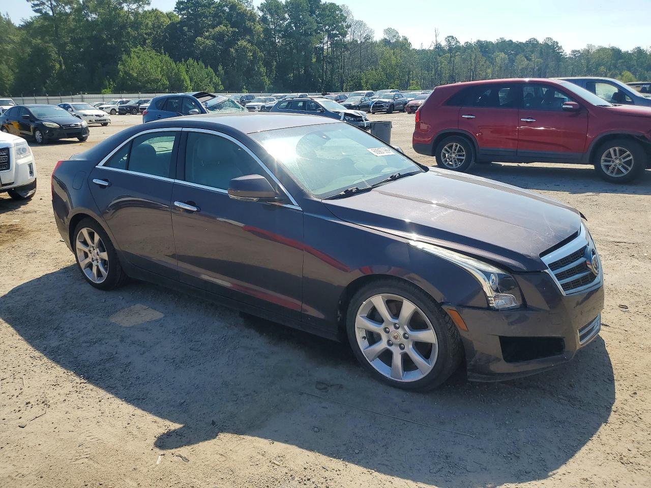 2014 Cadillac Ats Luxury Purple vin: 1G6AB5RX4E0174272
