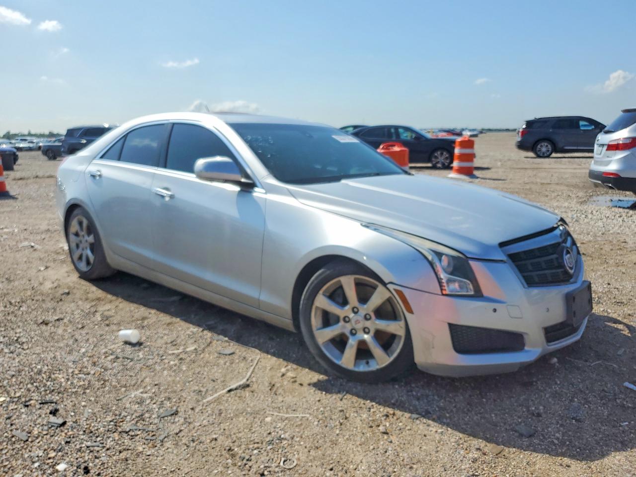 2014 Cadillac Ats Luxury Silver vin: 1G6AB5RX4E0193694
